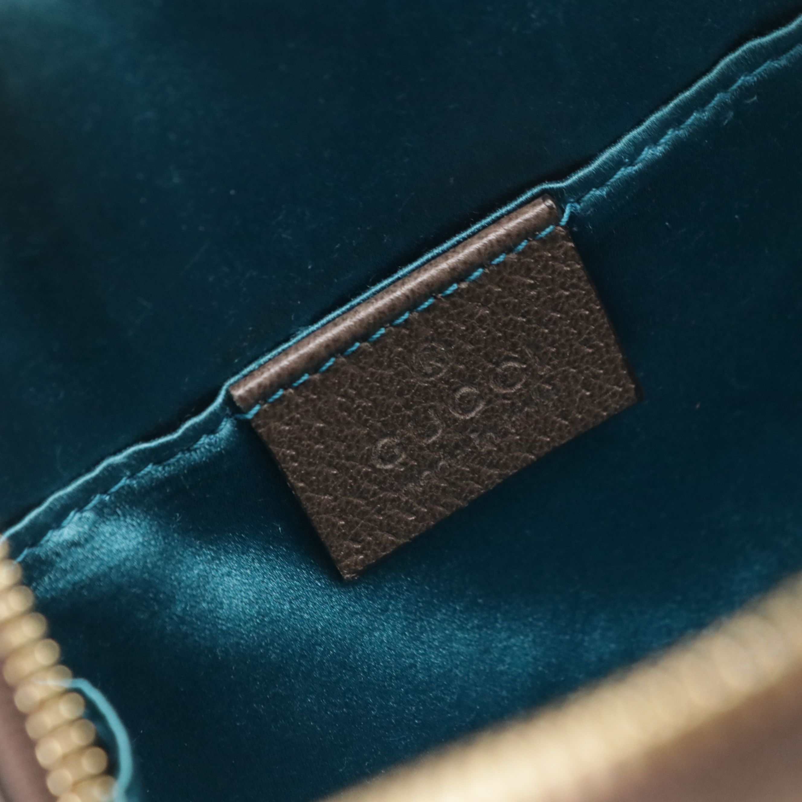 Gucci Small Domed Ophidia Shoulder Bag in Web Stripe GG Supreme Canvas & Leather