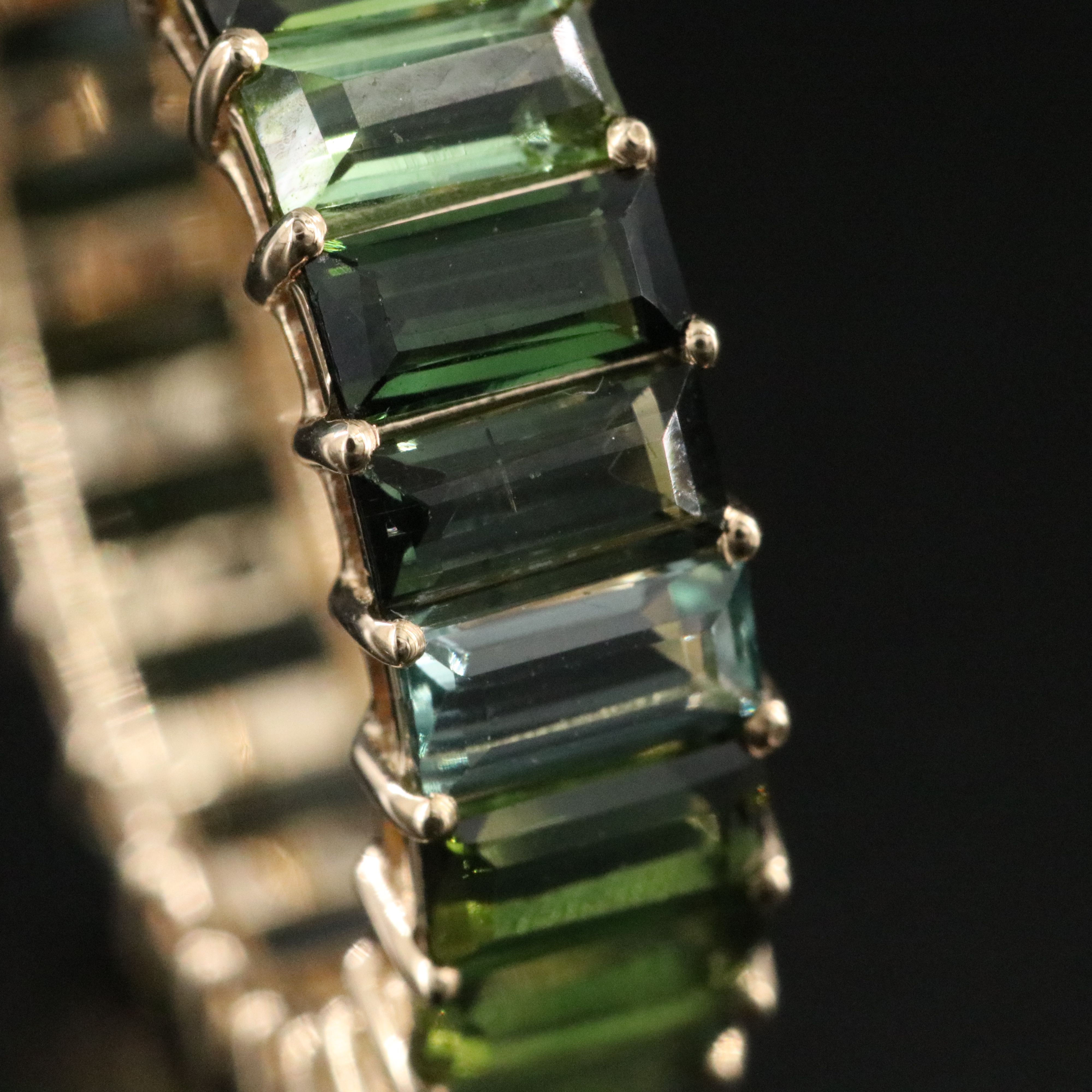 14K 5.17 CTW Tourmaline Eternity Band
