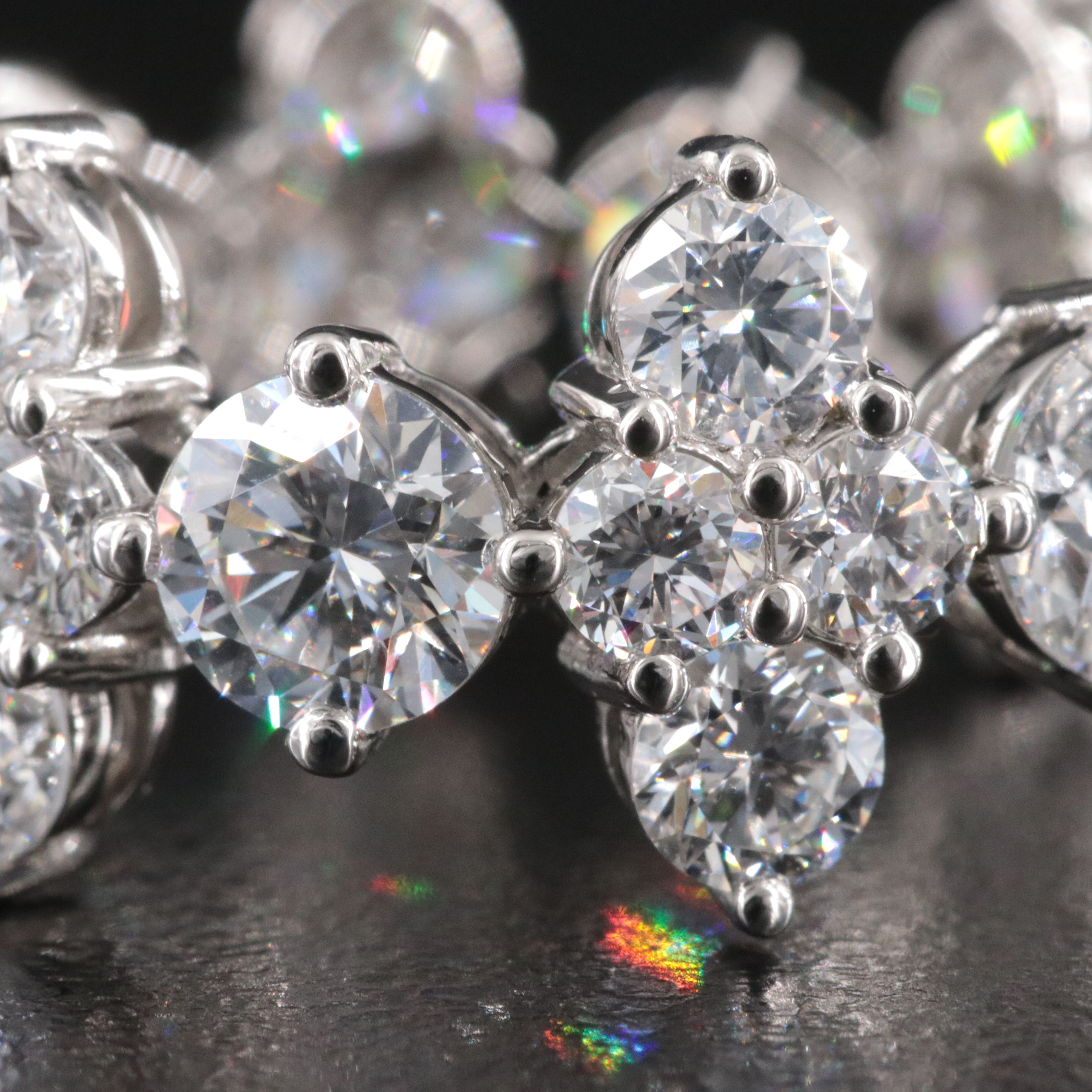 Platinum 5.96 CTW Lab Grown Diamond Eternity Band