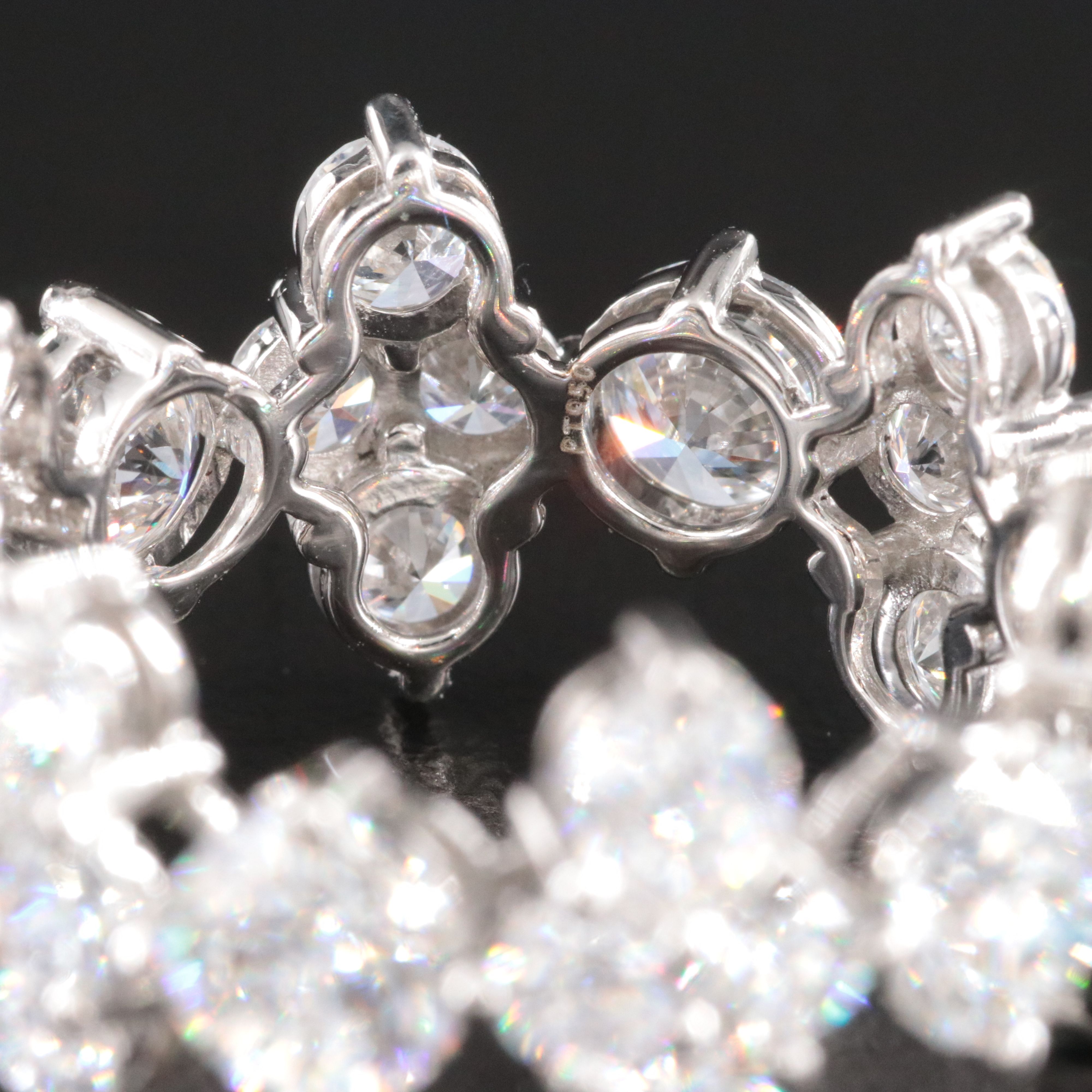 Platinum 5.96 CTW Lab Grown Diamond Eternity Band