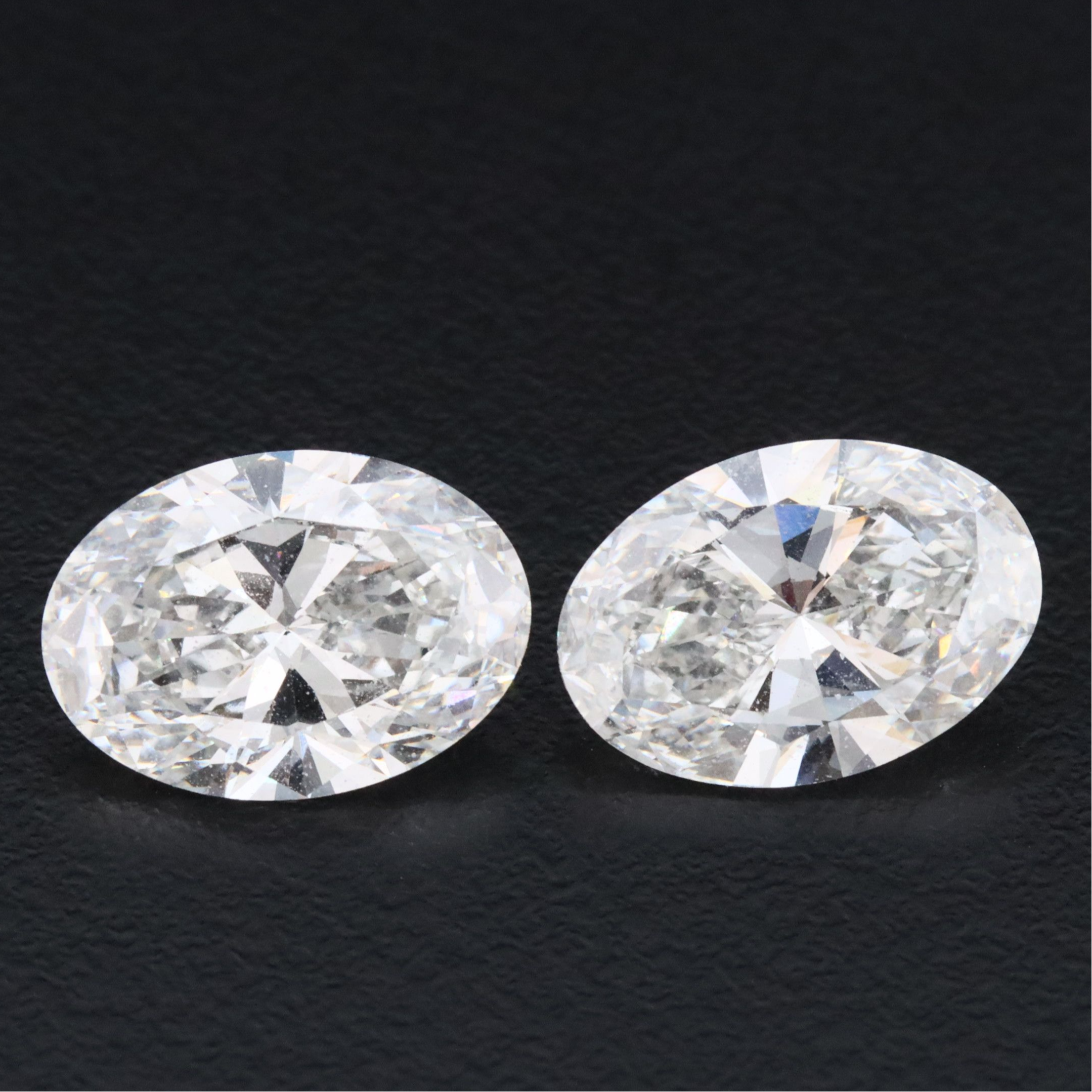 Loose 7.07 CTW Matched Lab Grown Diamond Pair