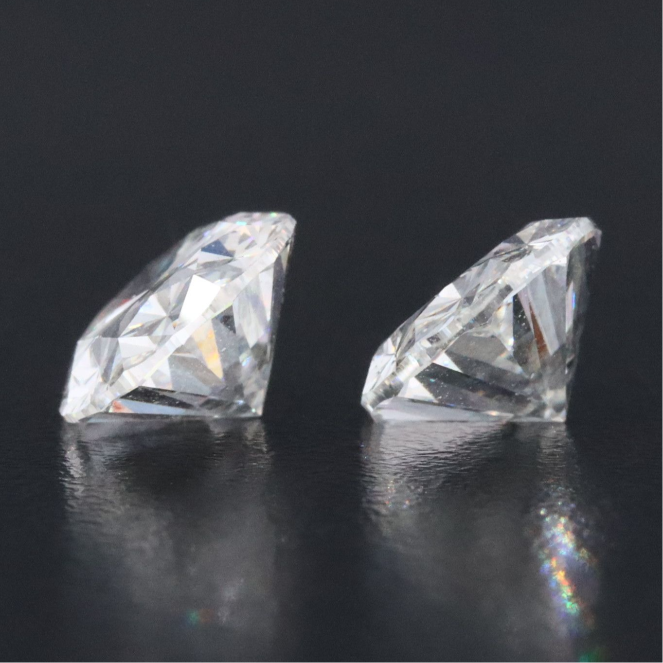 Loose 7.07 CTW Matched Lab Grown Diamond Pair