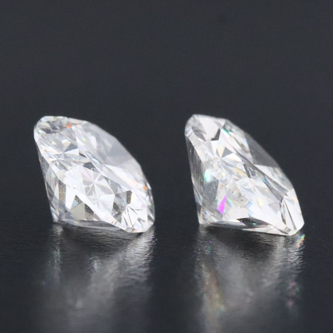 Loose 7.07 CTW Matched Lab Grown Diamond Pair