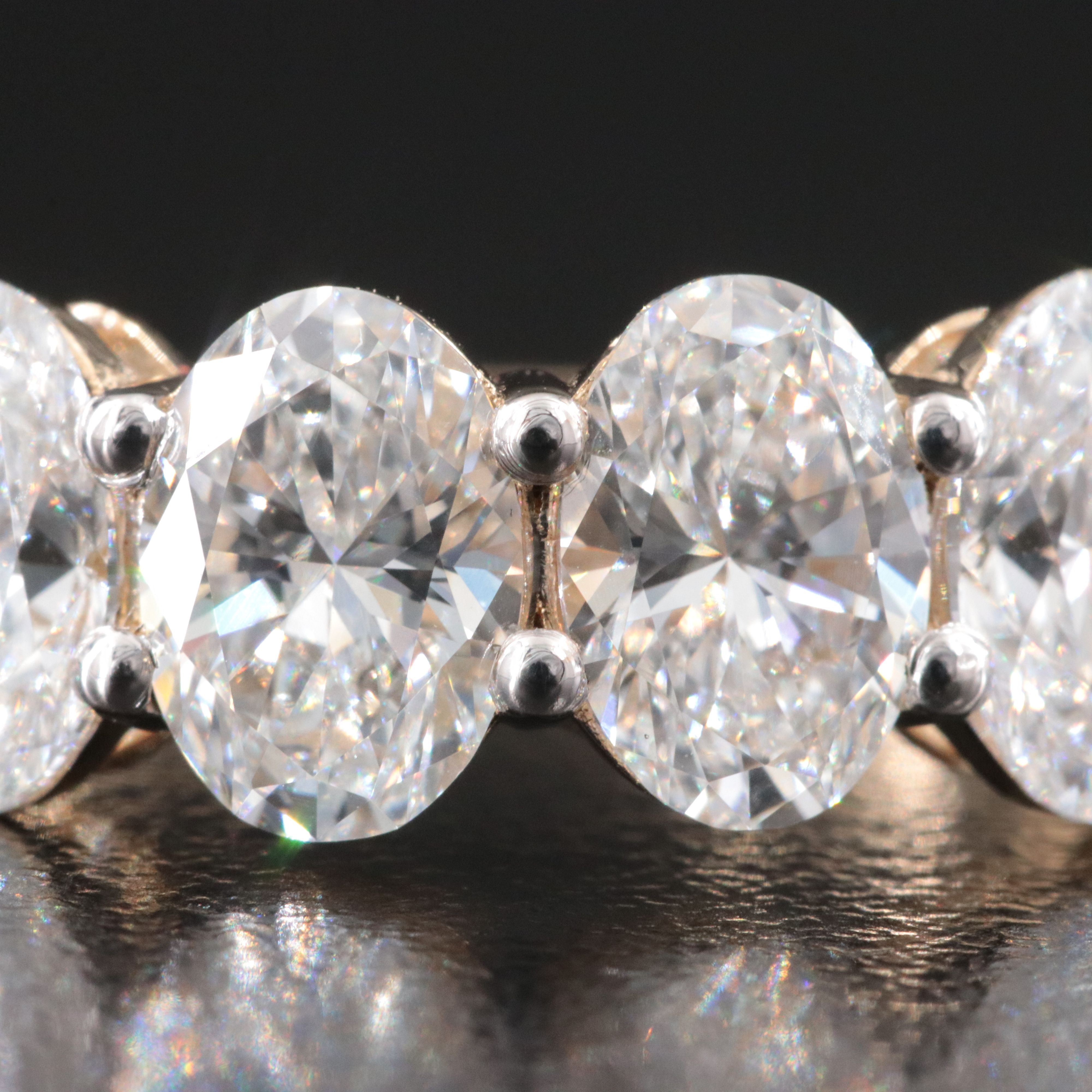 14K 3.95 CTW Lab Grown Diamond Ring