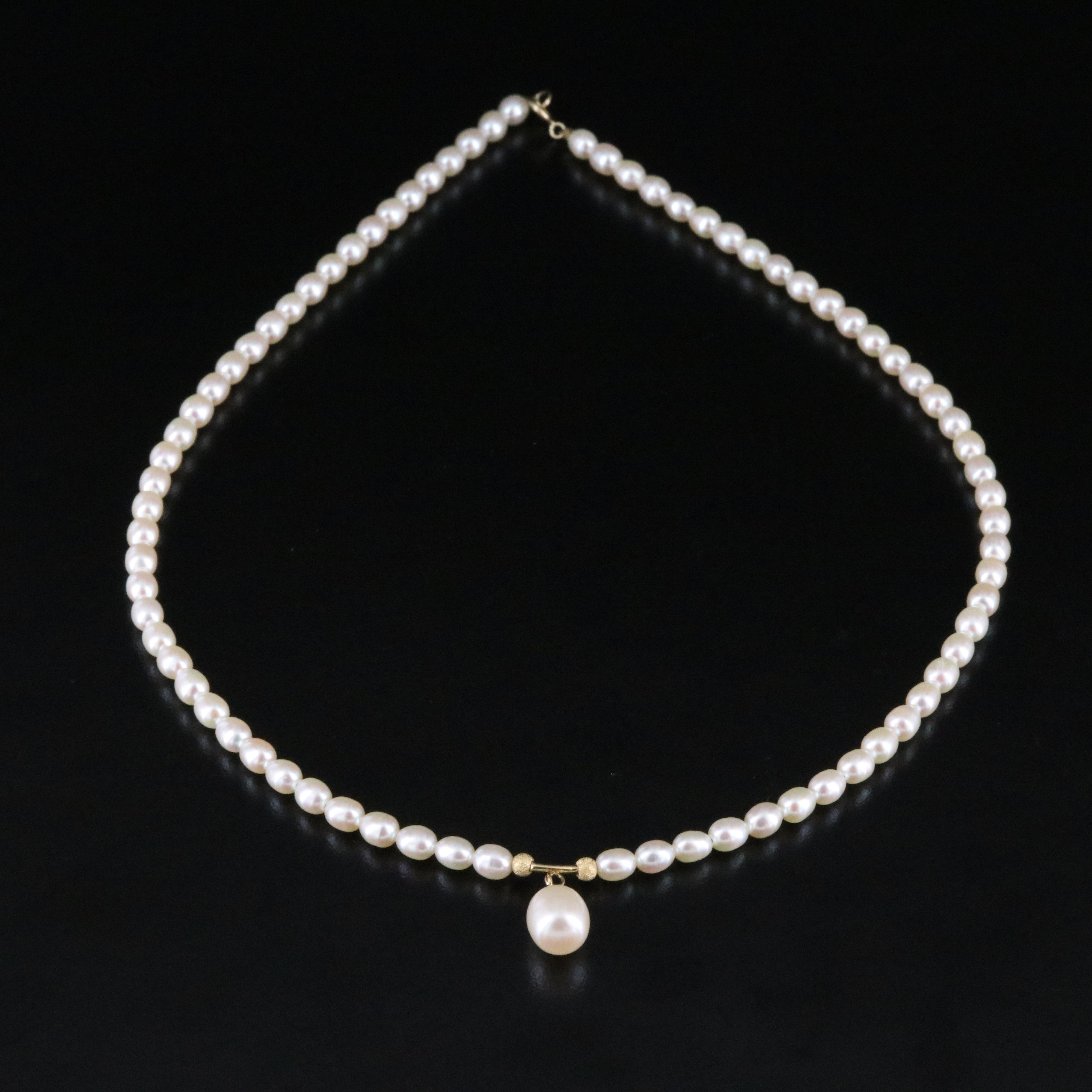 14K Pearl Necklace