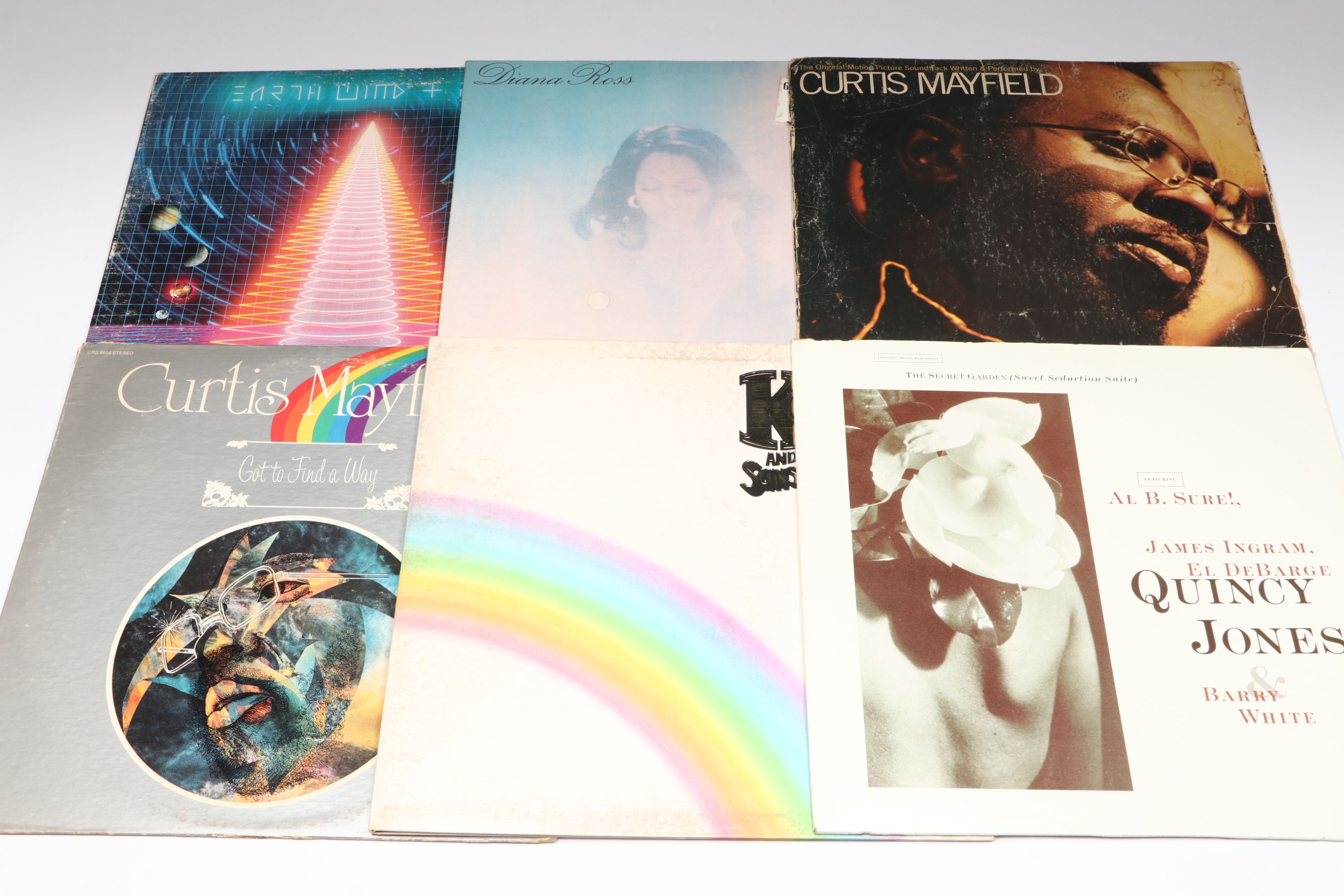 Diana Ross, Roberta Flack, Rick James, and More Vinyl Record Albums