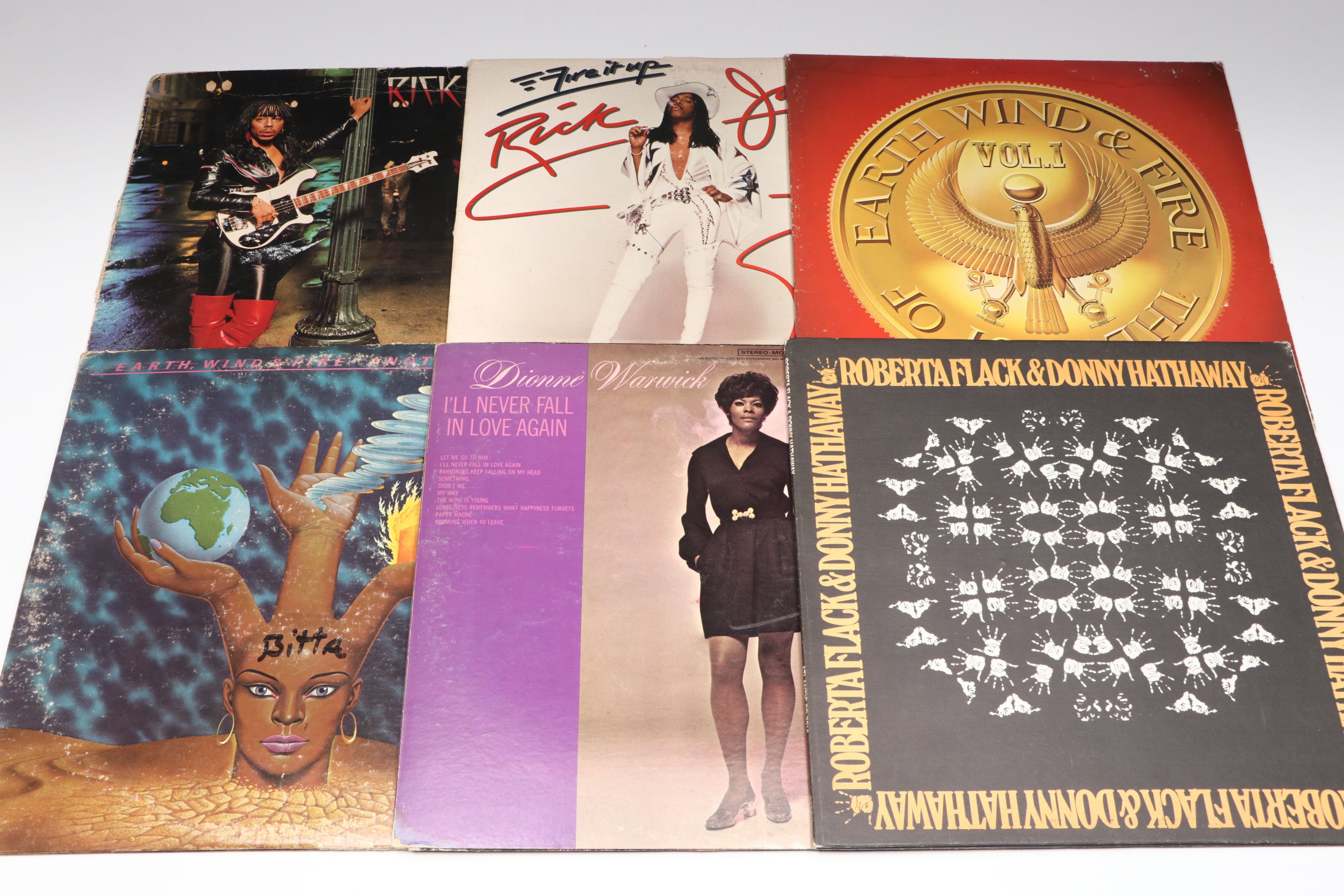 Diana Ross, Roberta Flack, Rick James, and More Vinyl Record Albums