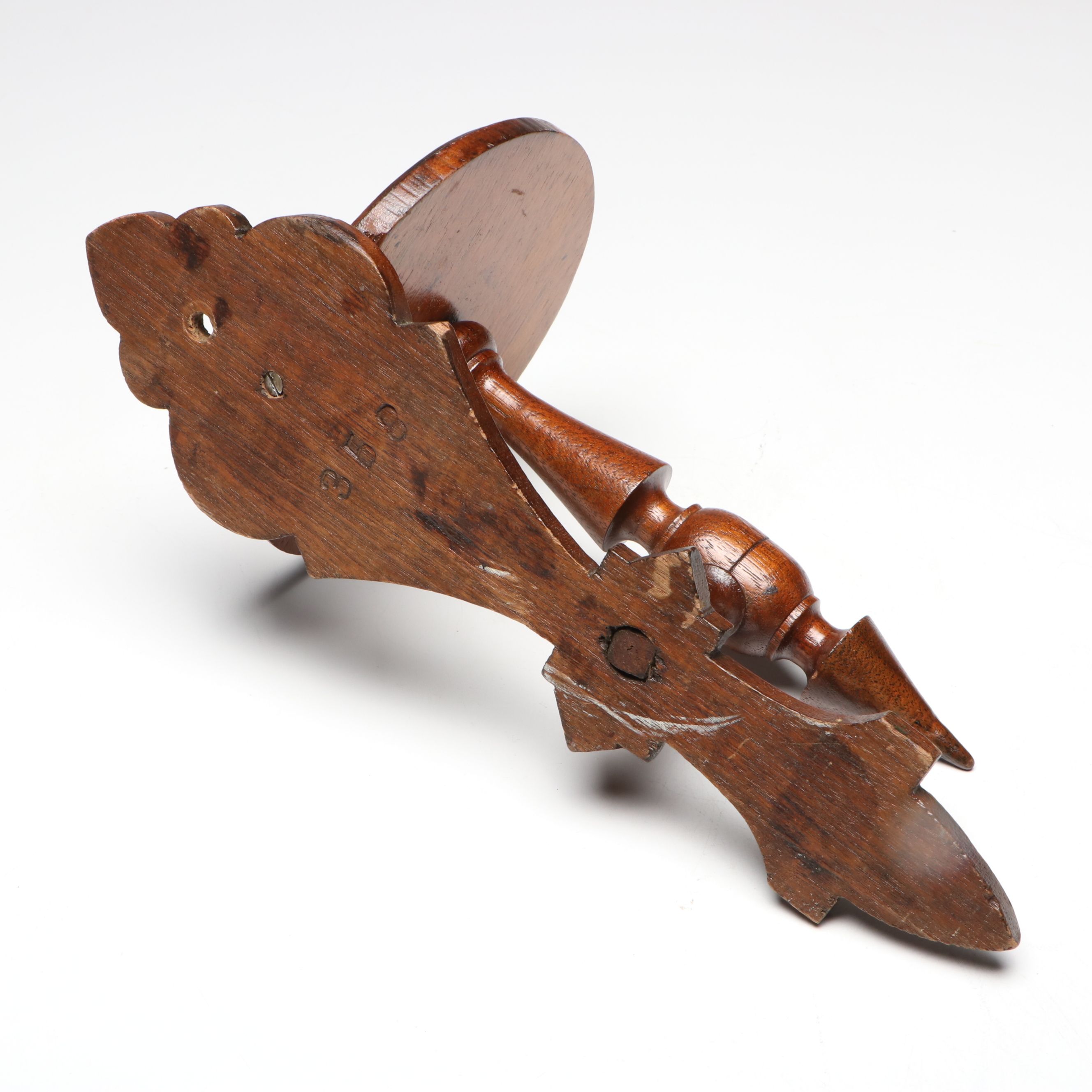 Victorian Eastlake Carved Wood Sconce