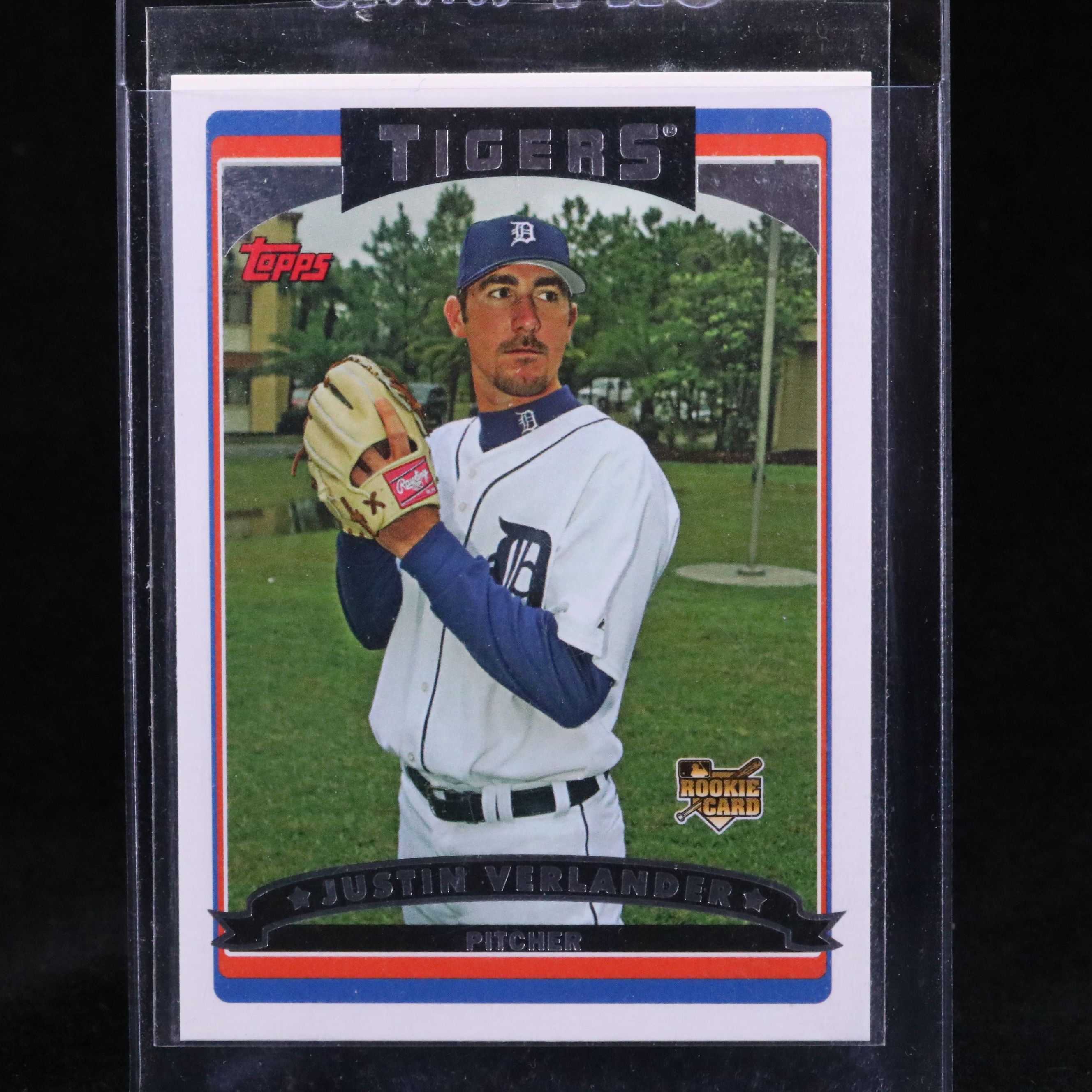 2006 Topps Justin Verlander Detroit Tigers Rookie Baseball Card