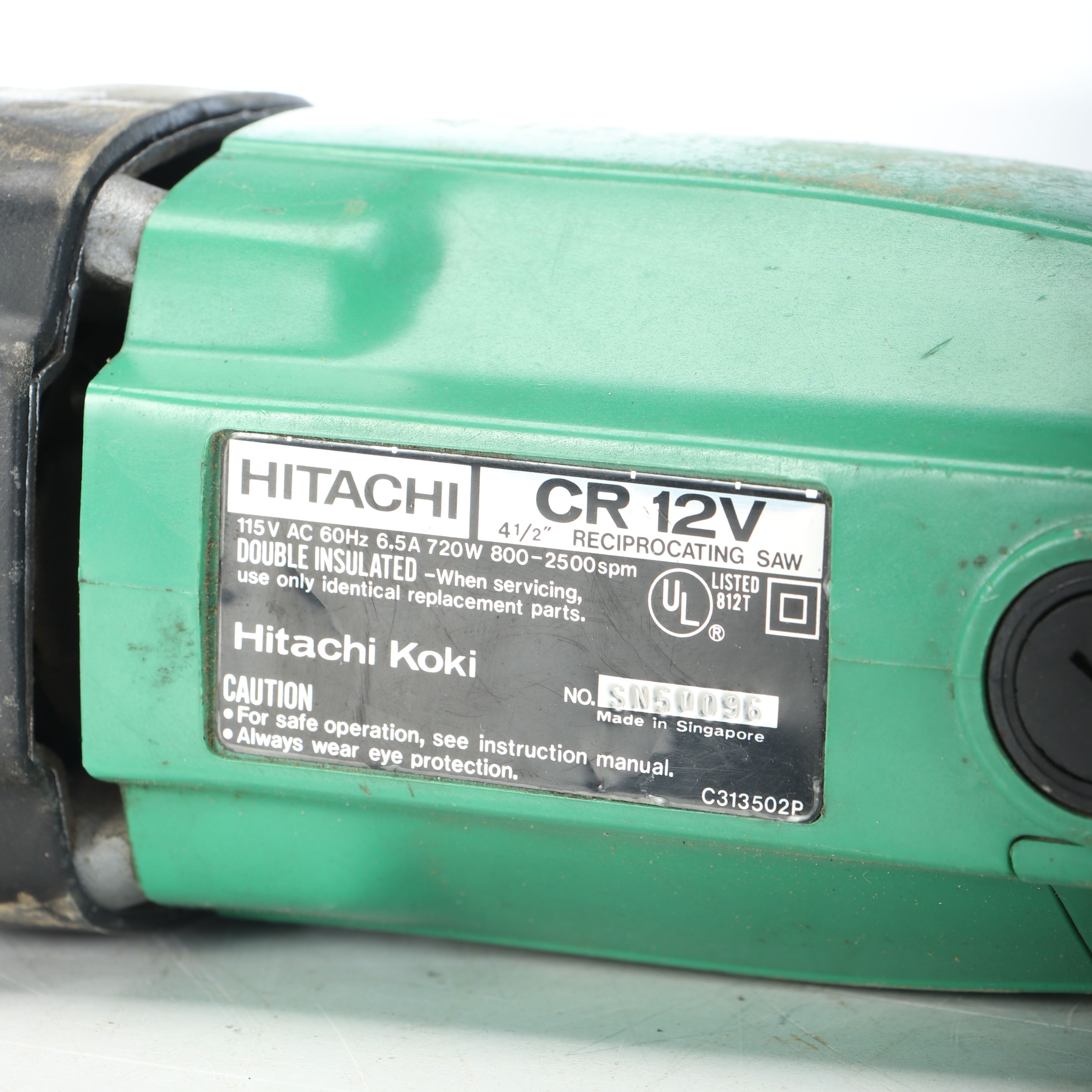 Hitachi Power Tools Corded Reciprocating Saw with Vintage Case