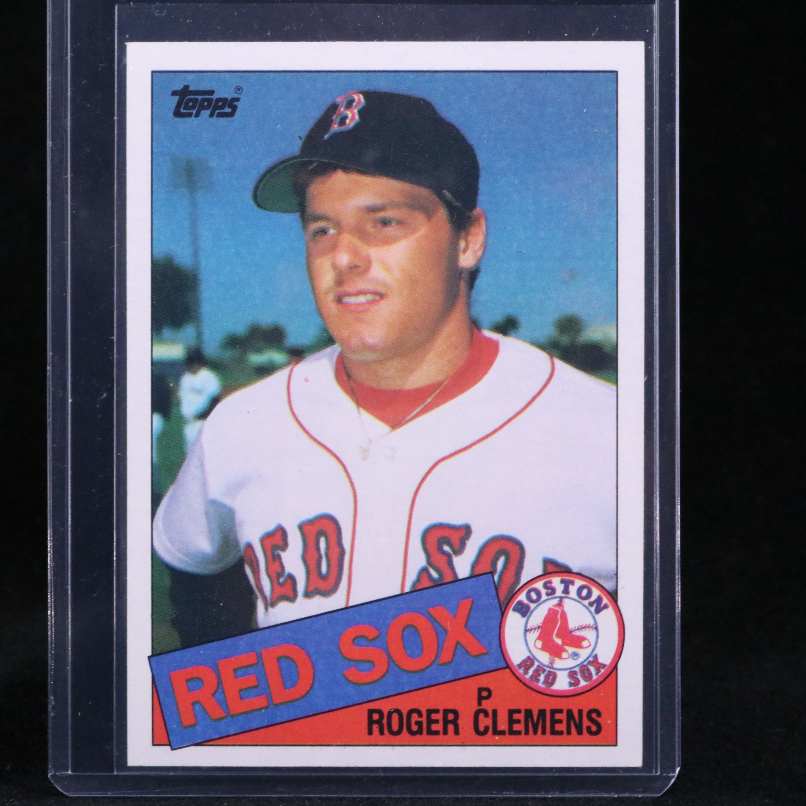 1985 Topps Roger Clemens Boston Red Sox Rookie Baseball Card