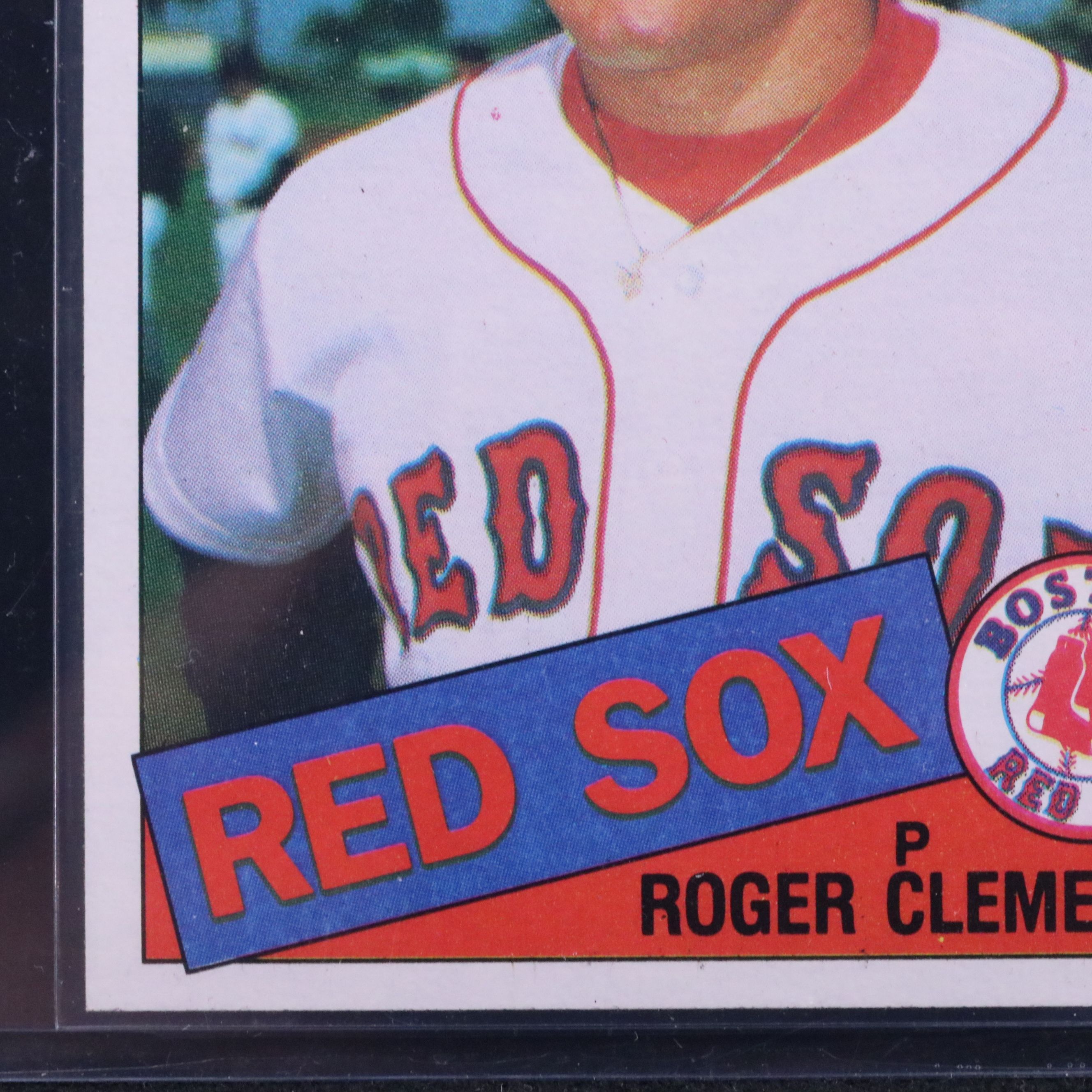 1985 Topps Roger Clemens Boston Red Sox Rookie Baseball Card