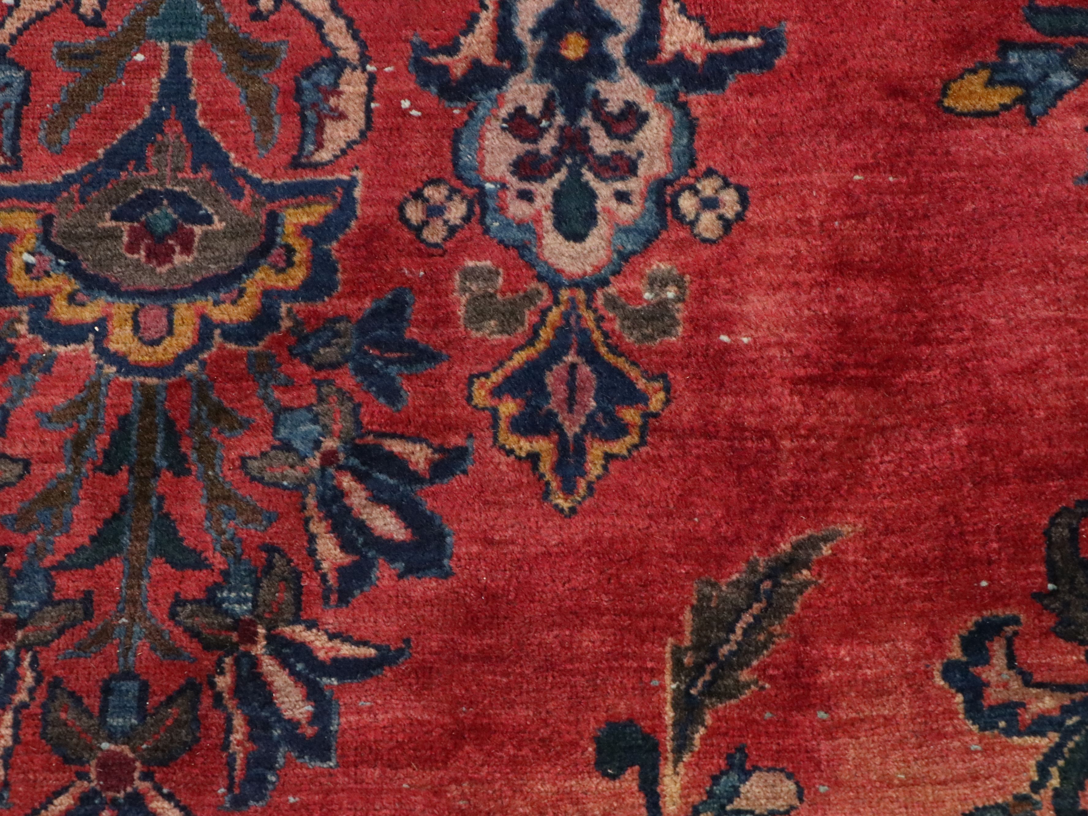 11'11 x 15' Hand-Knotted Persian Sarouk Room-Sized Rug