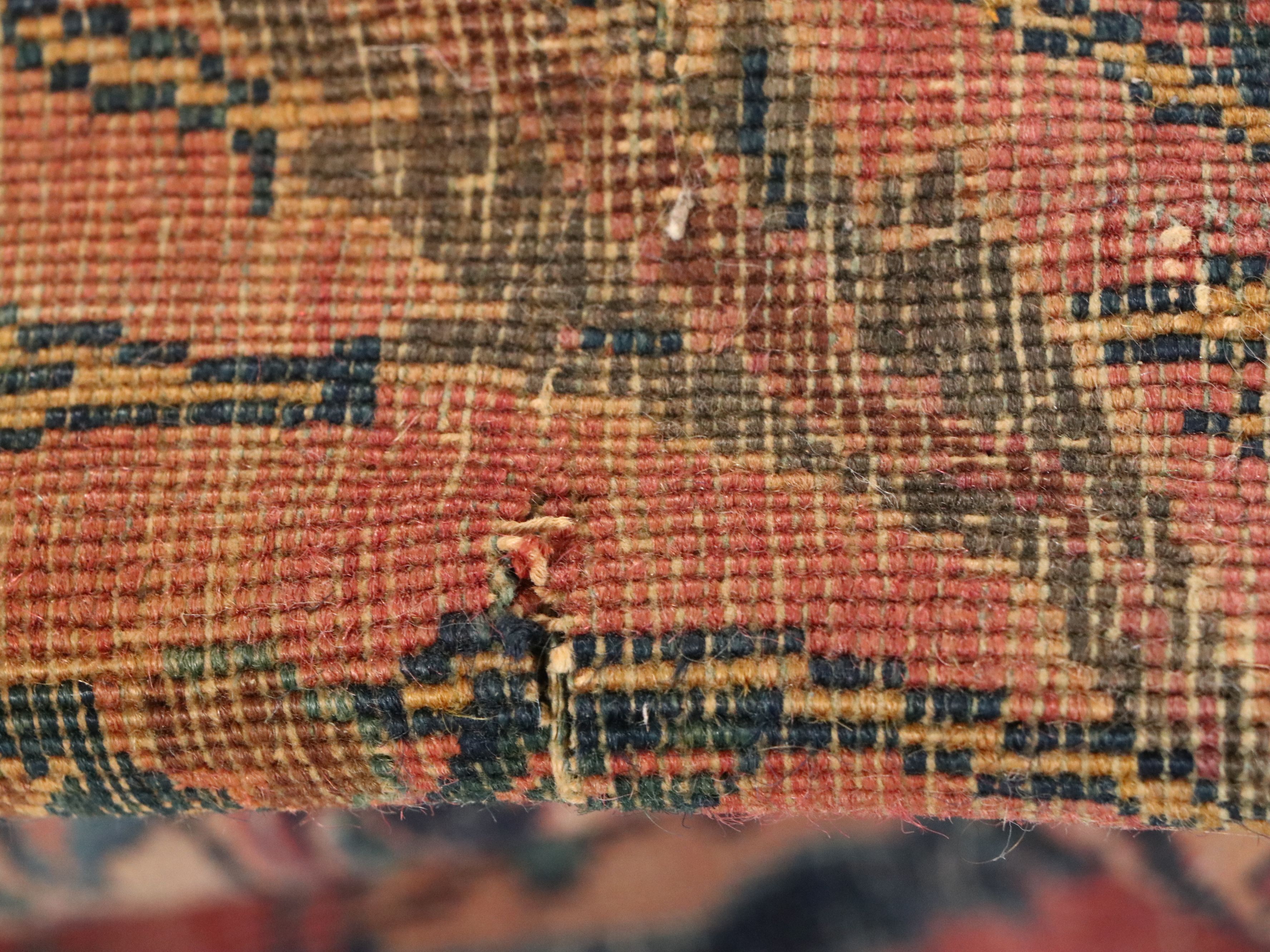 11'11 x 15' Hand-Knotted Persian Sarouk Room-Sized Rug