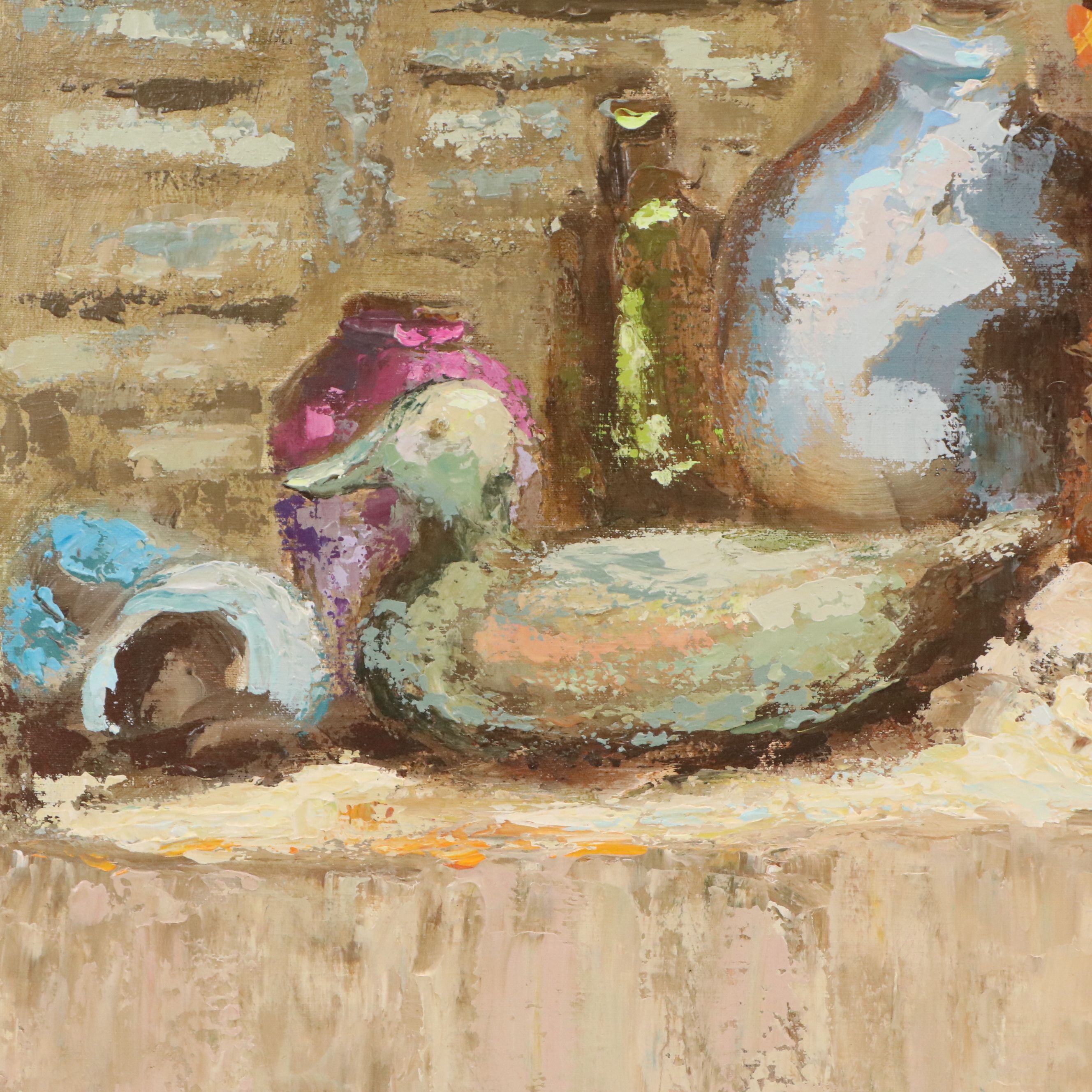 Gloria Altorfer Acrylic Painting "The Legacy," 1970