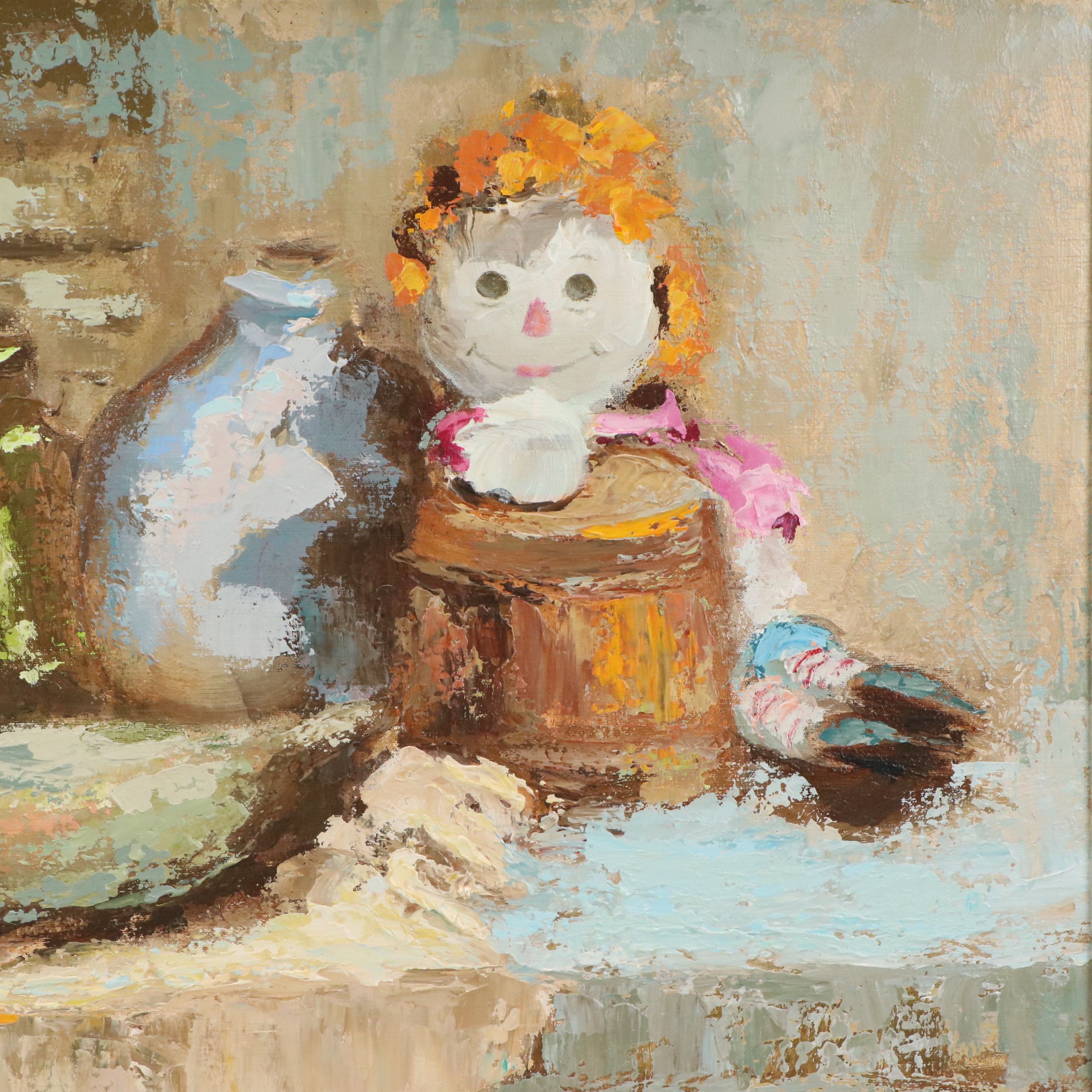 Gloria Altorfer Acrylic Painting "The Legacy," 1970