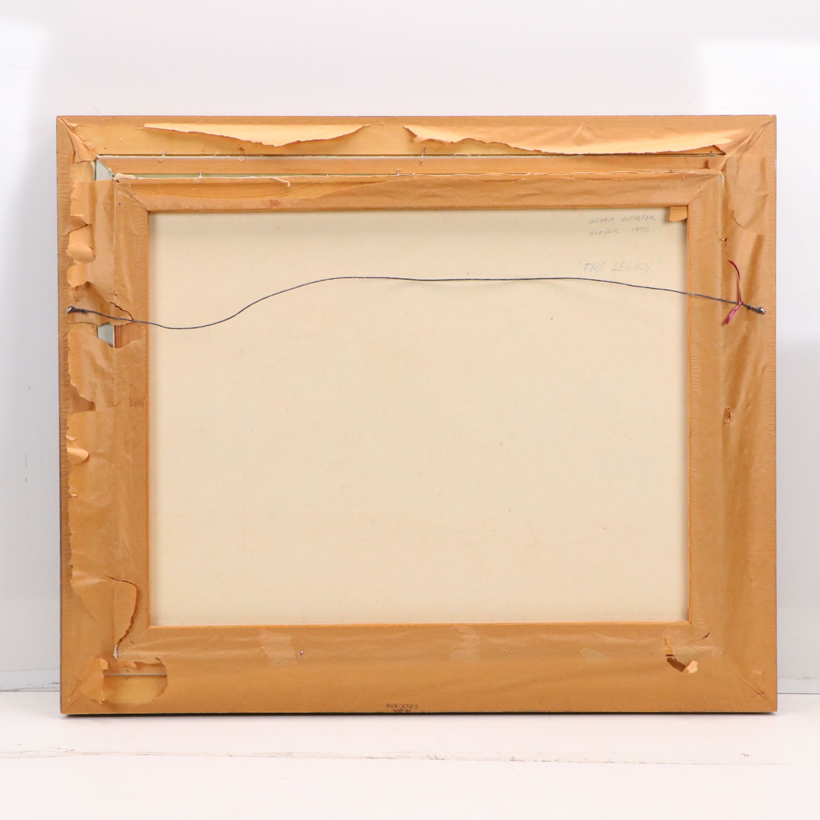 Gloria Altorfer Acrylic Painting "The Legacy," 1970