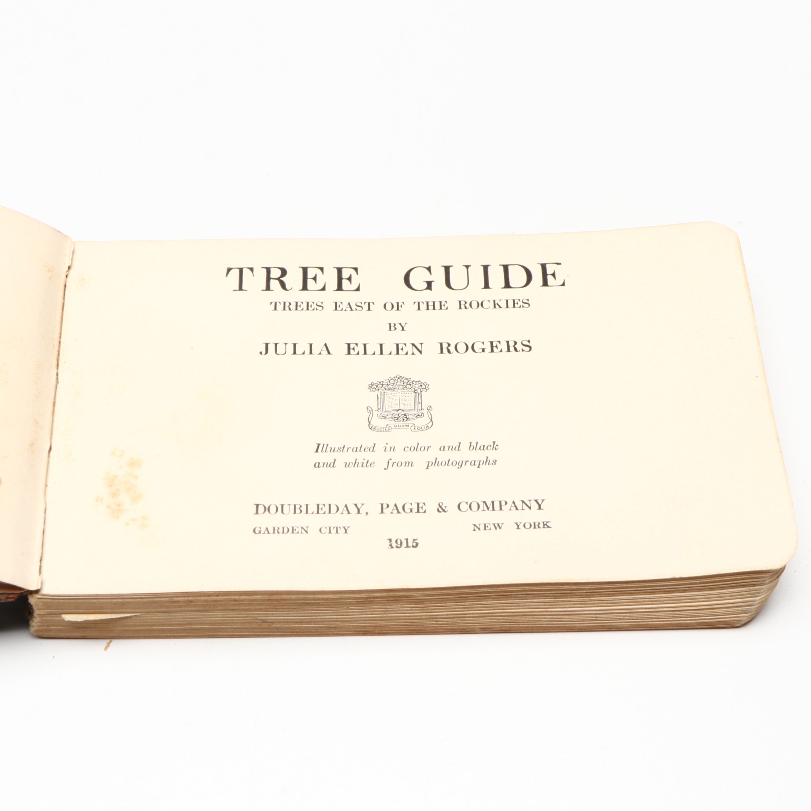 "Mrs. Rorer's Philadelphia Cook Book" with "Tree Guide" by Julia Ellen Rogers
