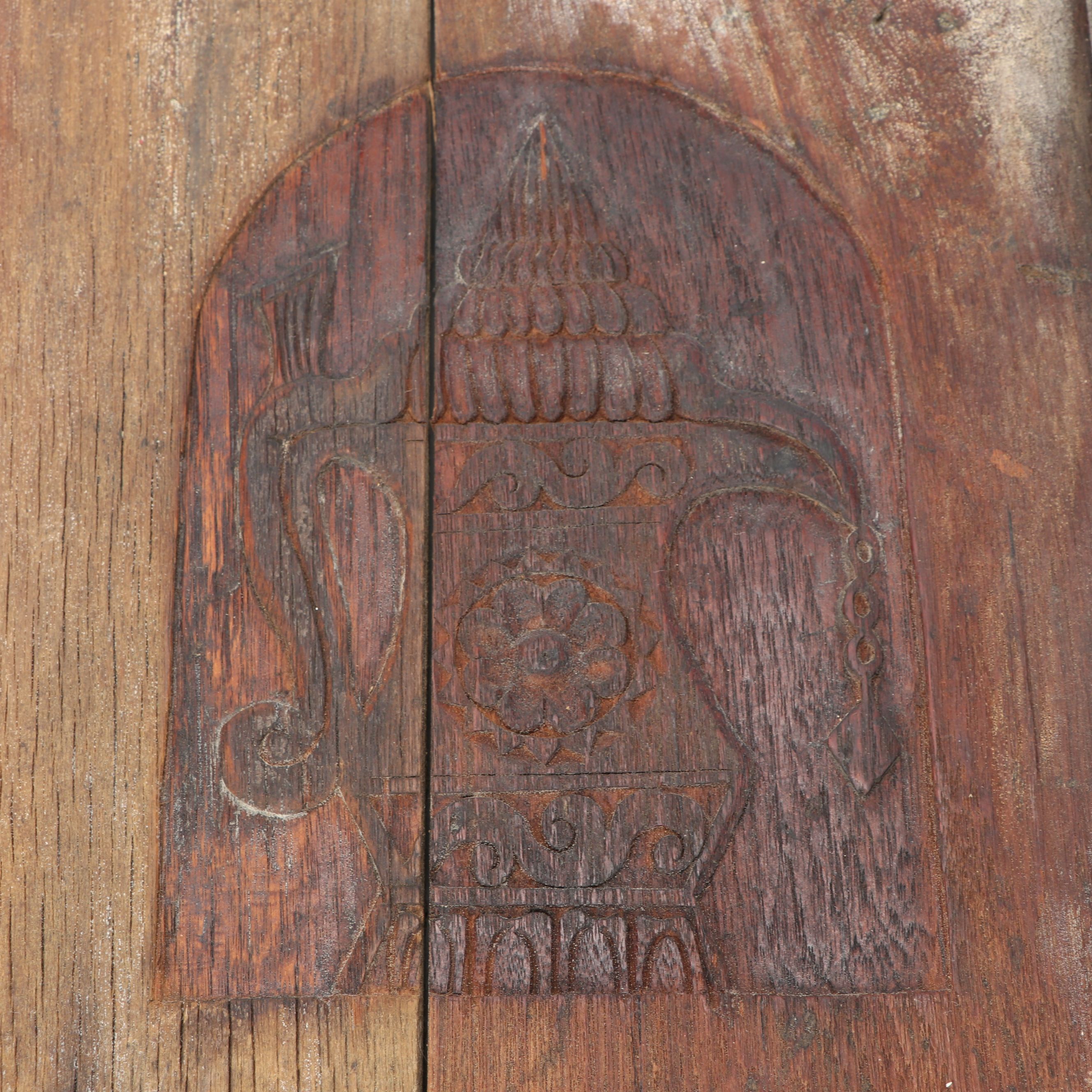 Indian Carved Wood Shutters