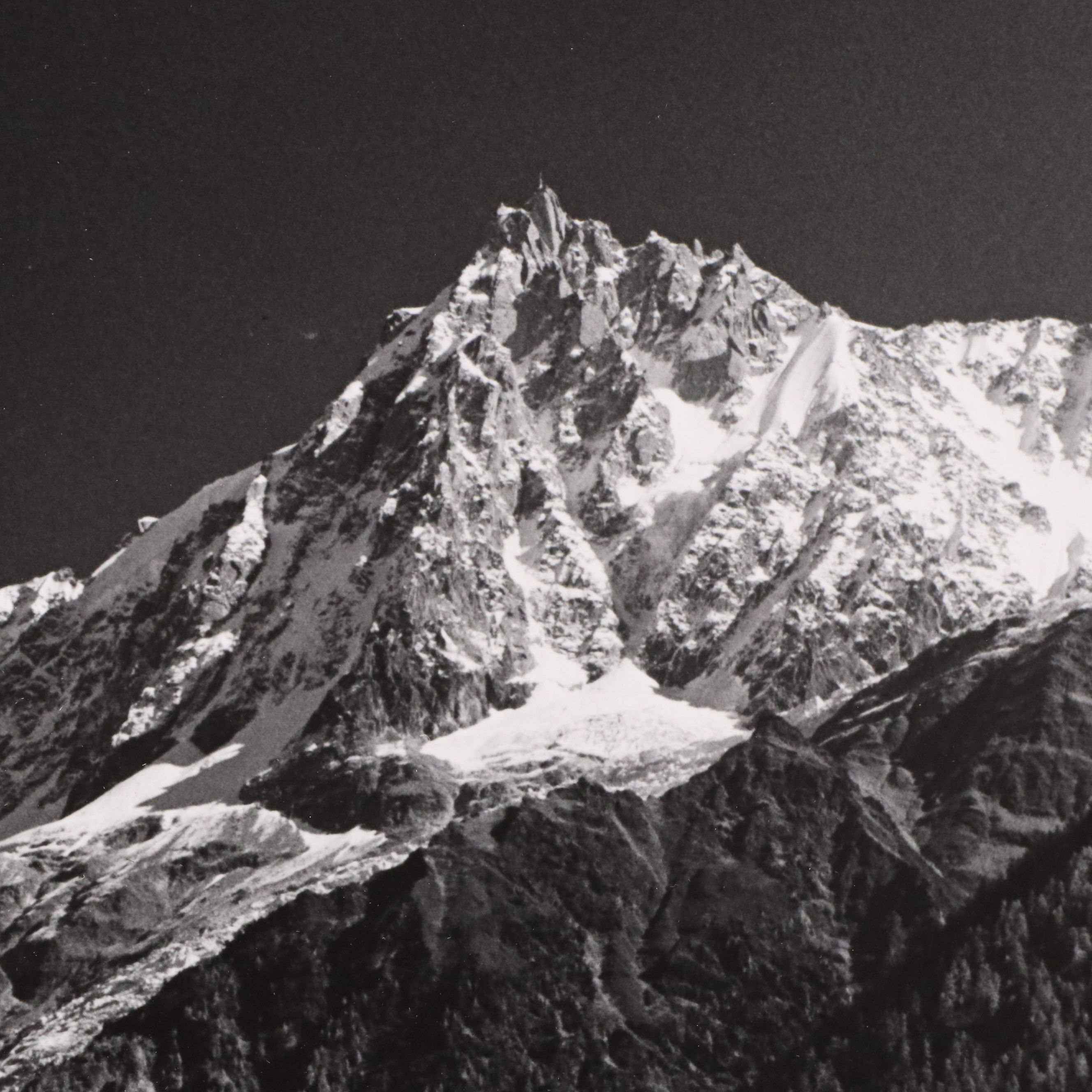 Richard Humbert Silver Gelatin Print "Aiguilles de Chamonix, FR Oct 1977"