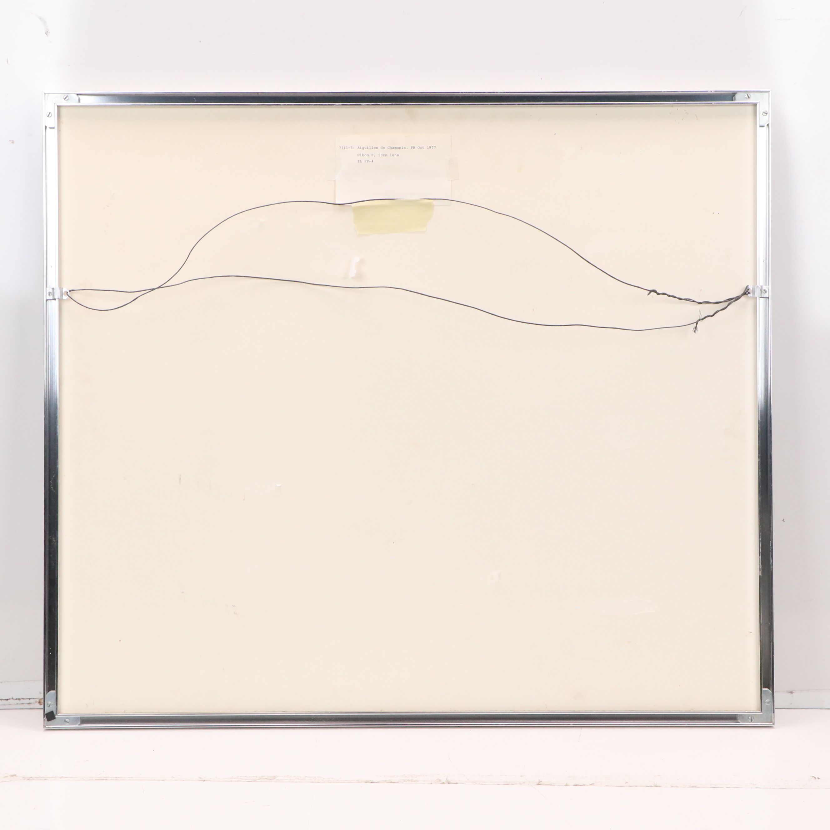 Richard Humbert Silver Gelatin Print "Aiguilles de Chamonix, FR Oct 1977"