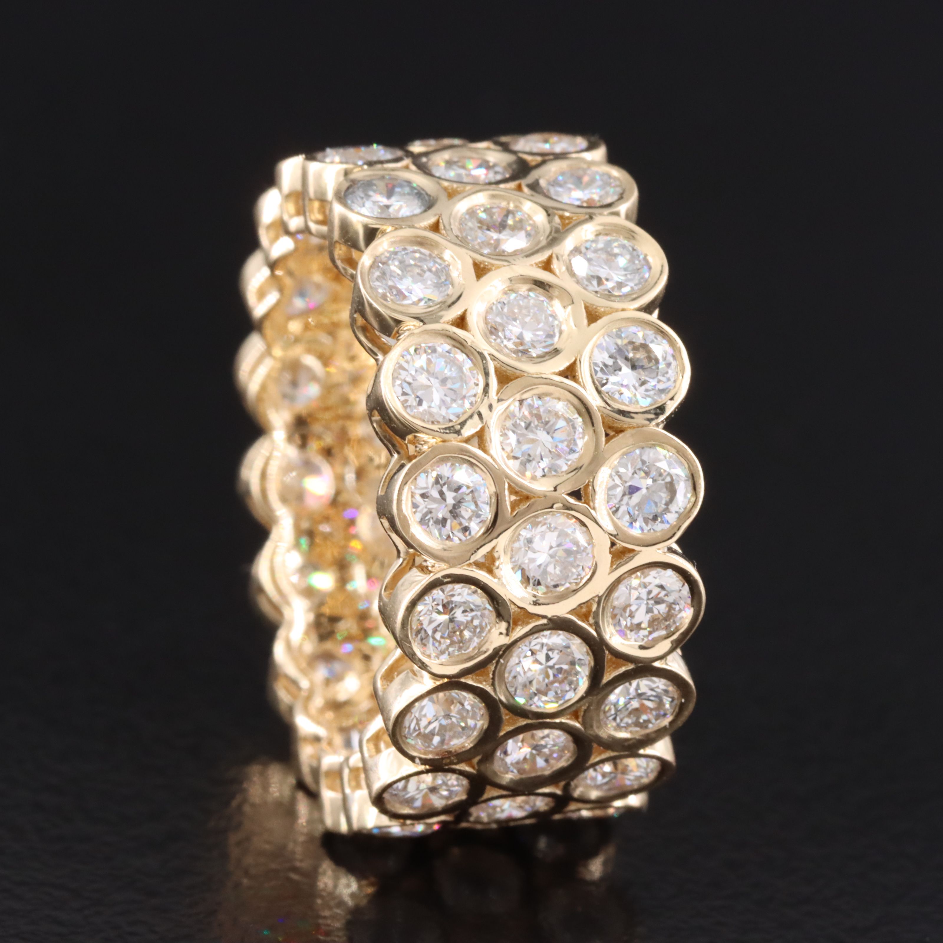 14K 4.75 CTW Lab Grown Diamond Eternity Band