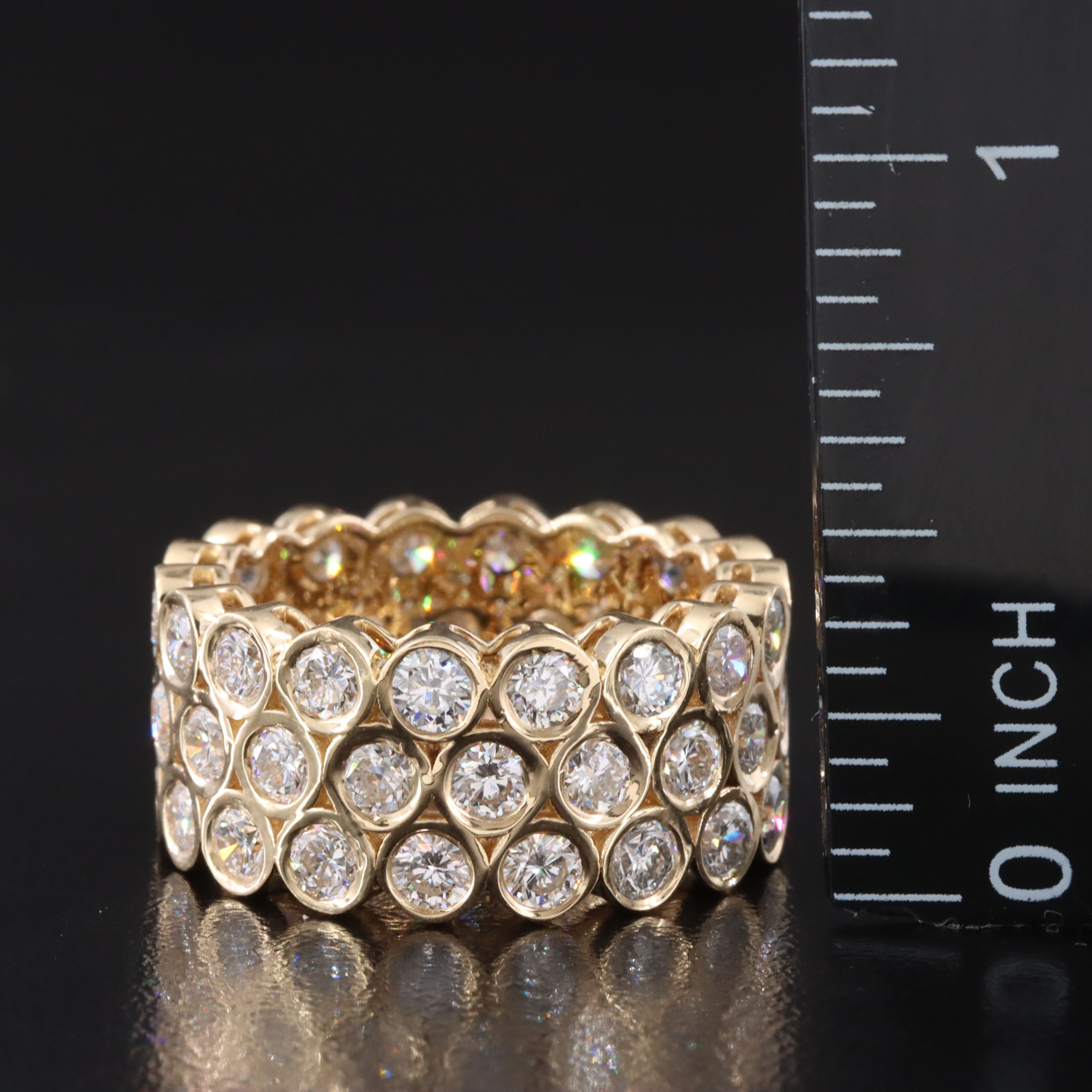 14K 4.75 CTW Lab Grown Diamond Eternity Band
