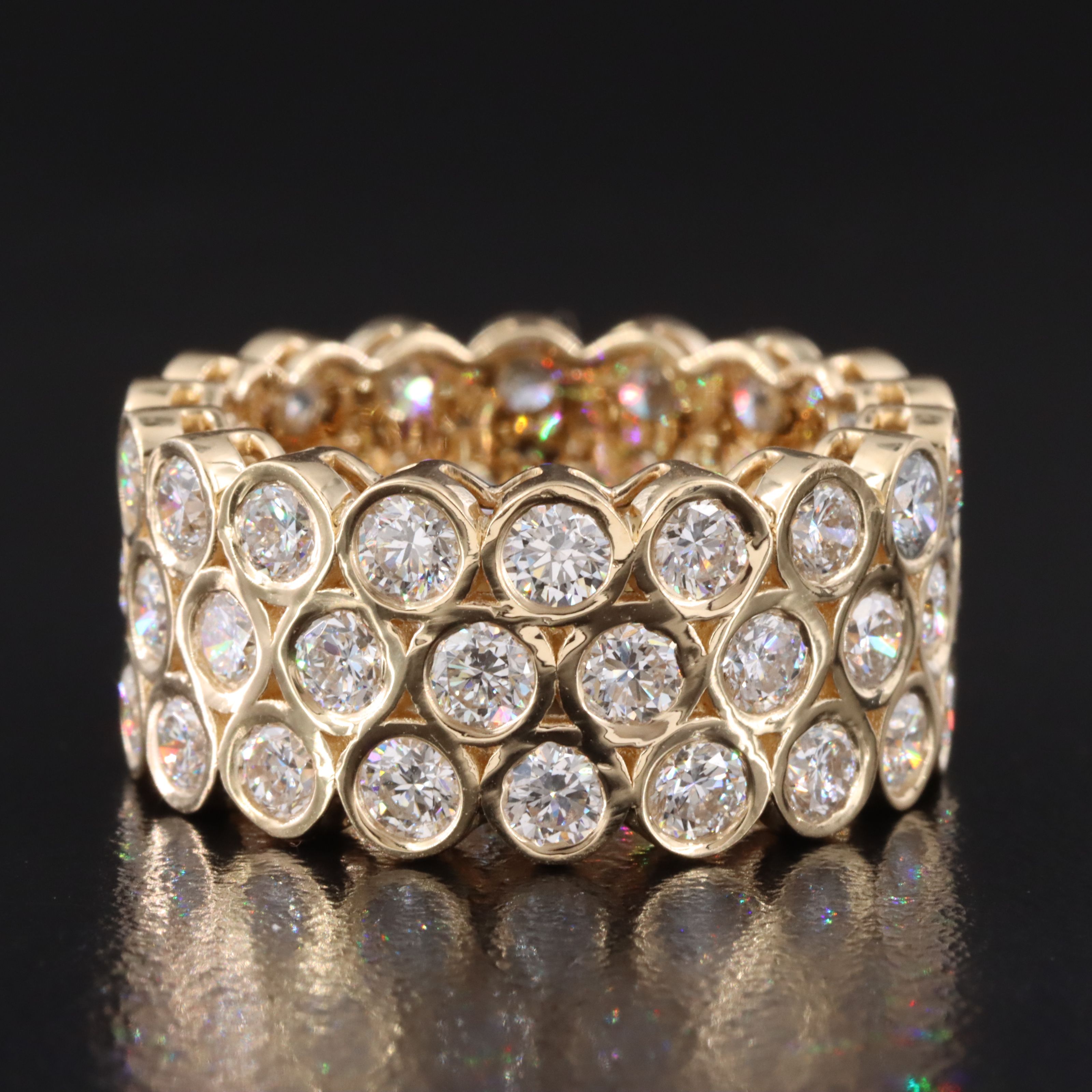 14K 4.75 CTW Lab Grown Diamond Eternity Band