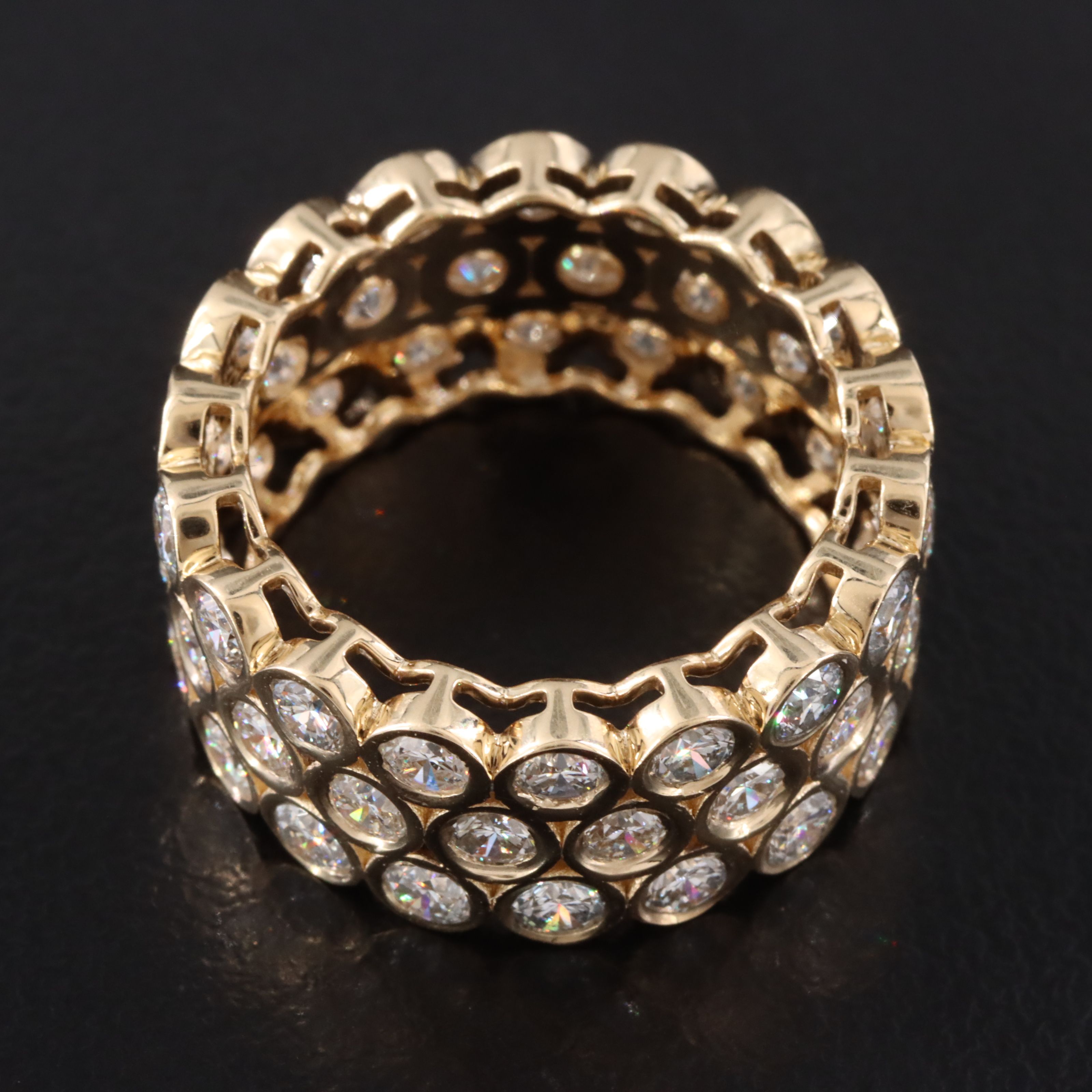 14K 4.75 CTW Lab Grown Diamond Eternity Band