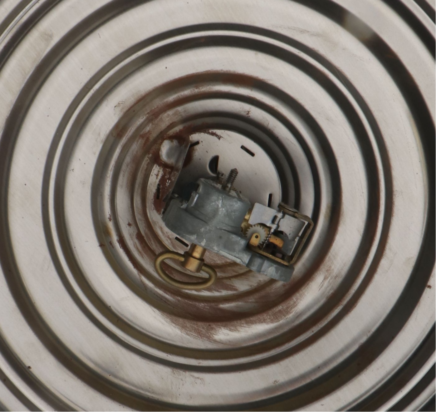 Tucher & Walther German Airplane and Tower Tin Lithograph Wind-up Toy