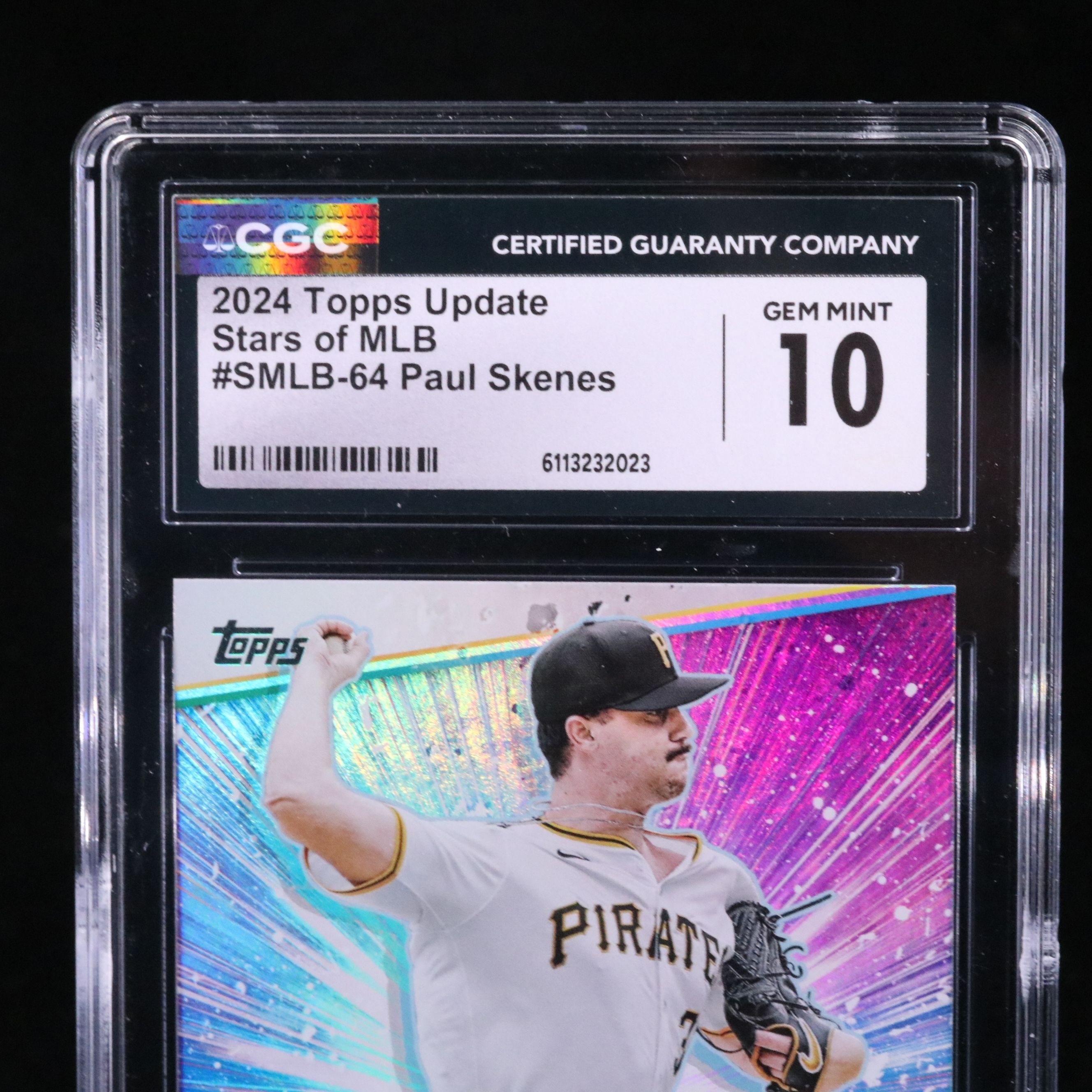2024 Topps Update Paul Skenes Stars of MLB Rookie Card Graded CGC 10