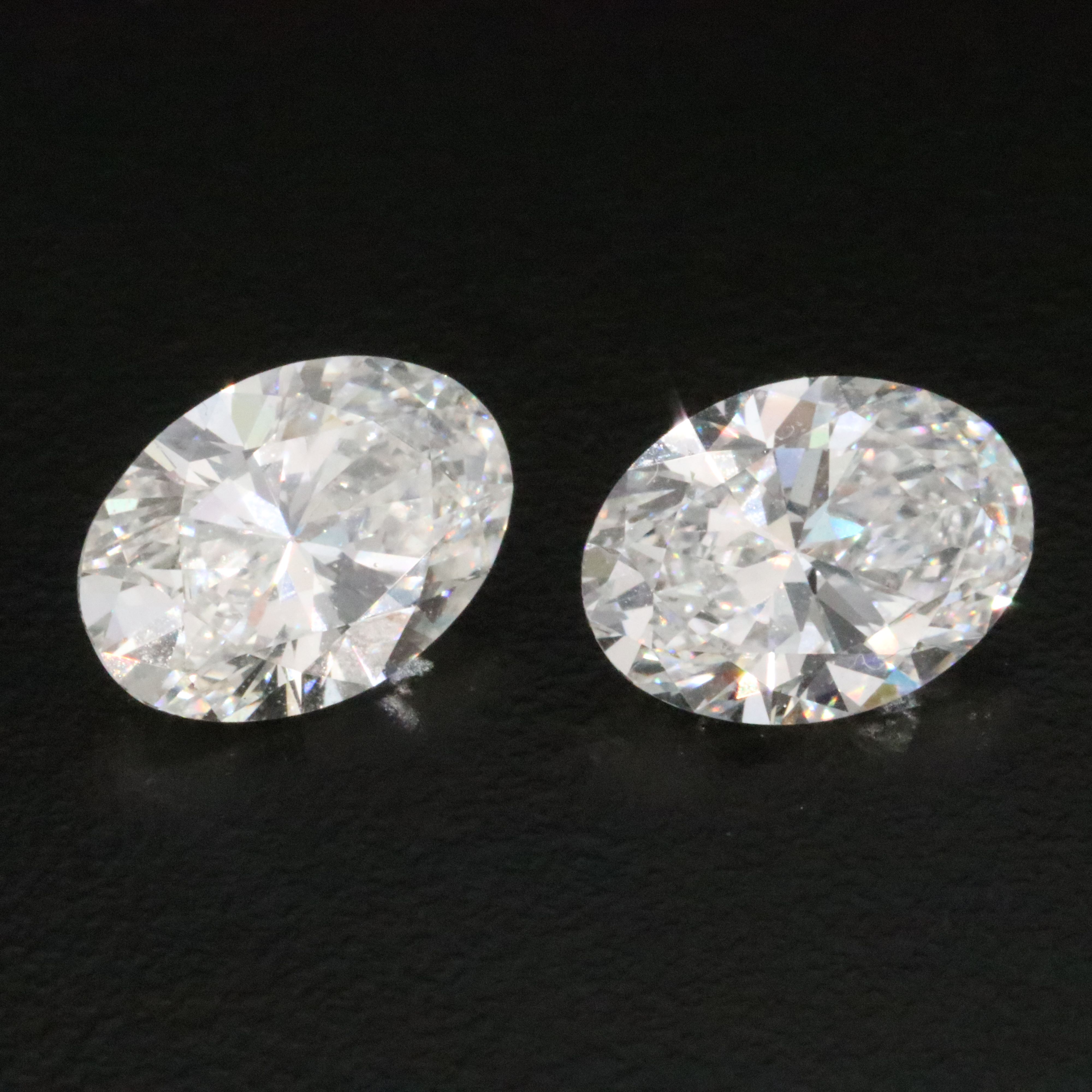 Loose 7.12 CTW Matched Lab Grown Diamond Pair