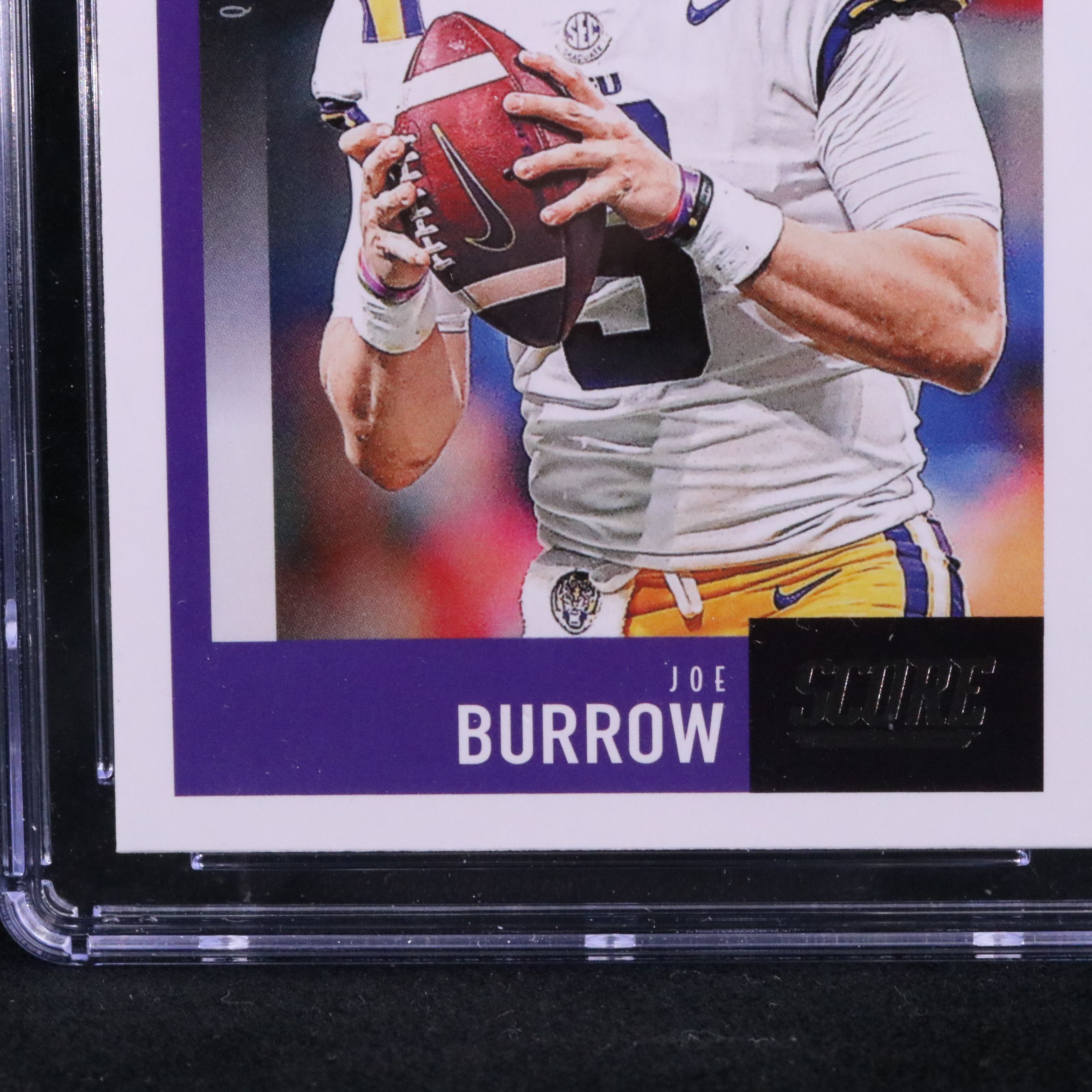 2020 Score Joe Burrow Rookie Football Card Graded CGC 10