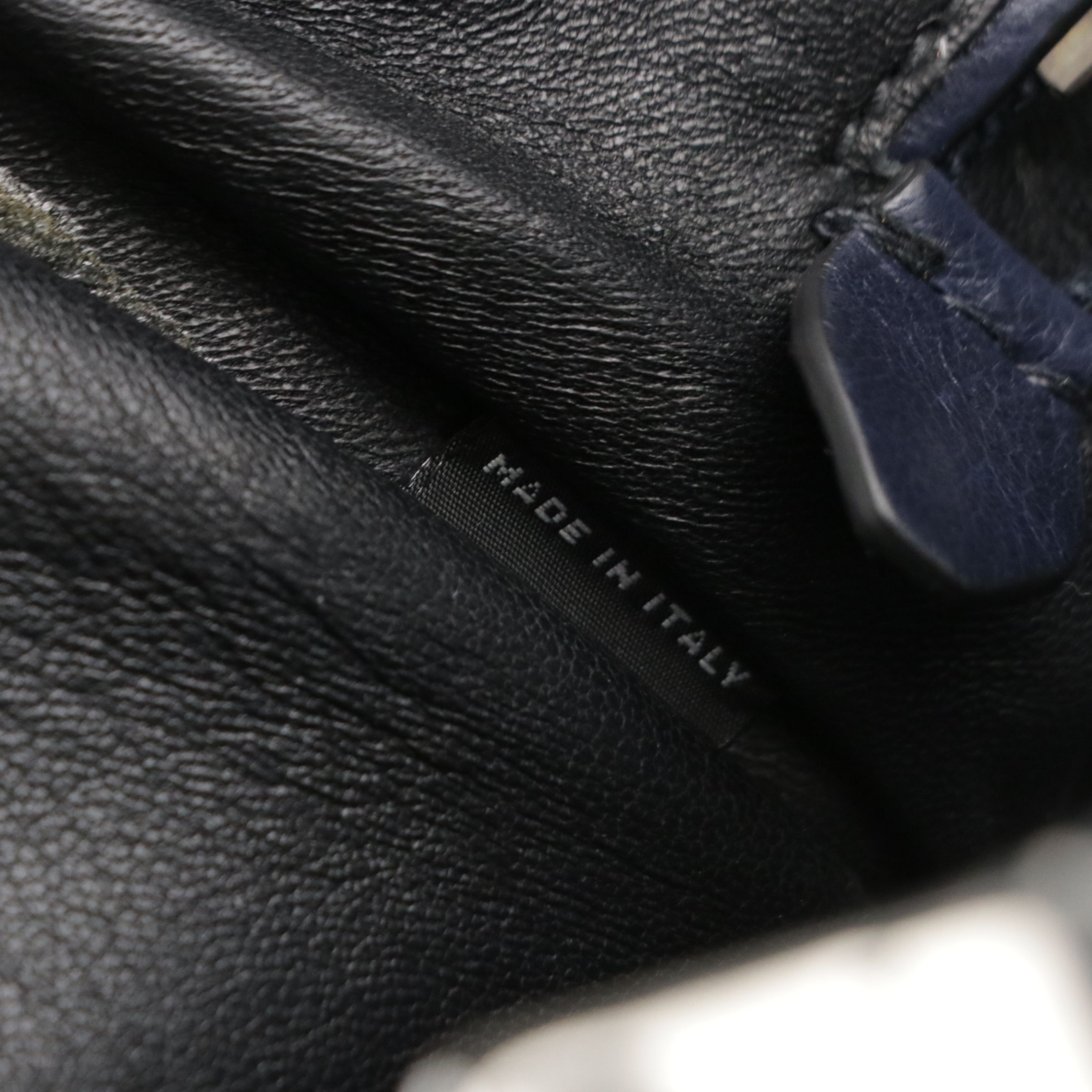 Prada Twin Pocket Two-Way Tote Bag in Baltico Glace Calfskin Leather