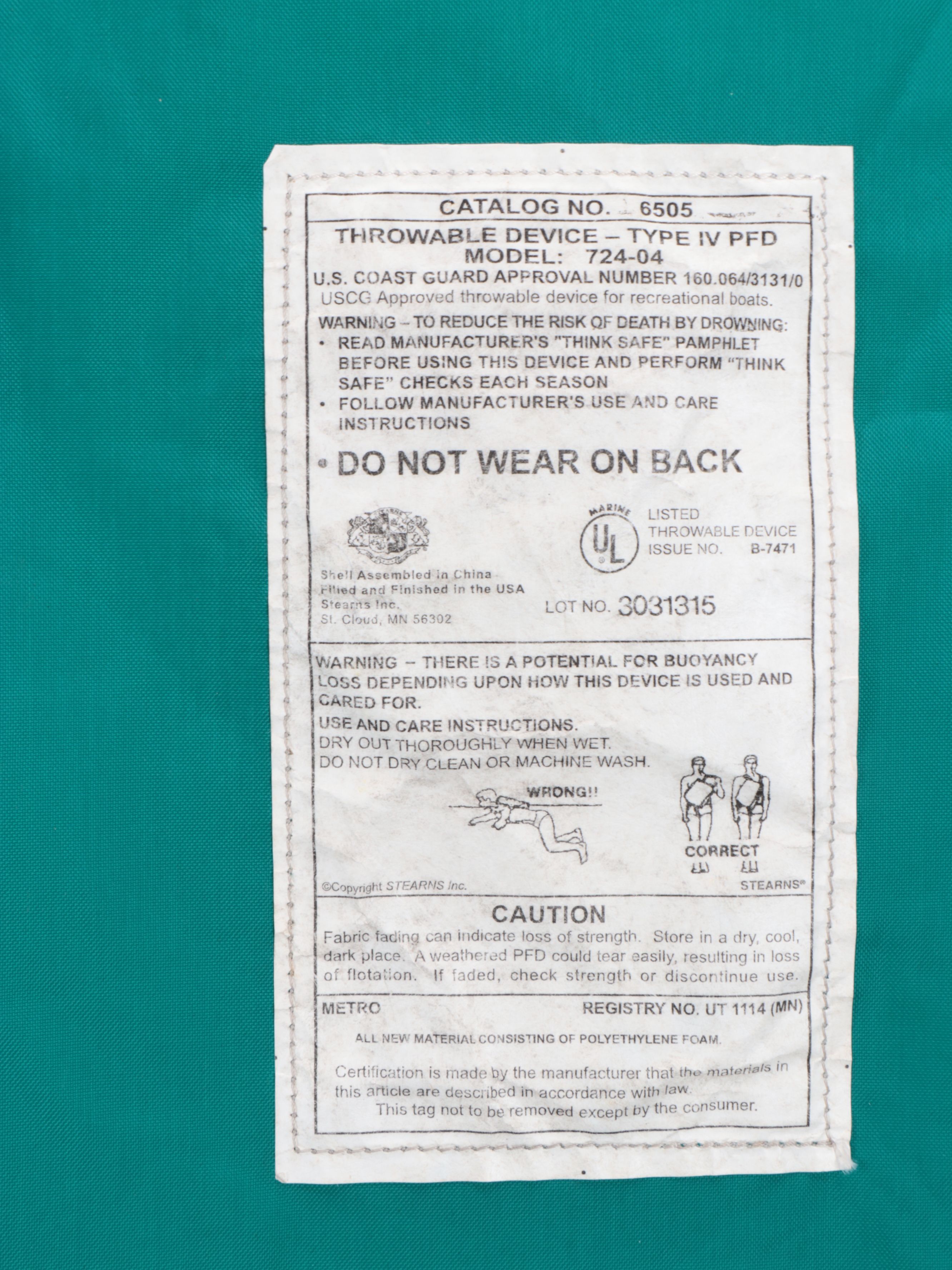 West Marine and Stearns Boating Life Jackets