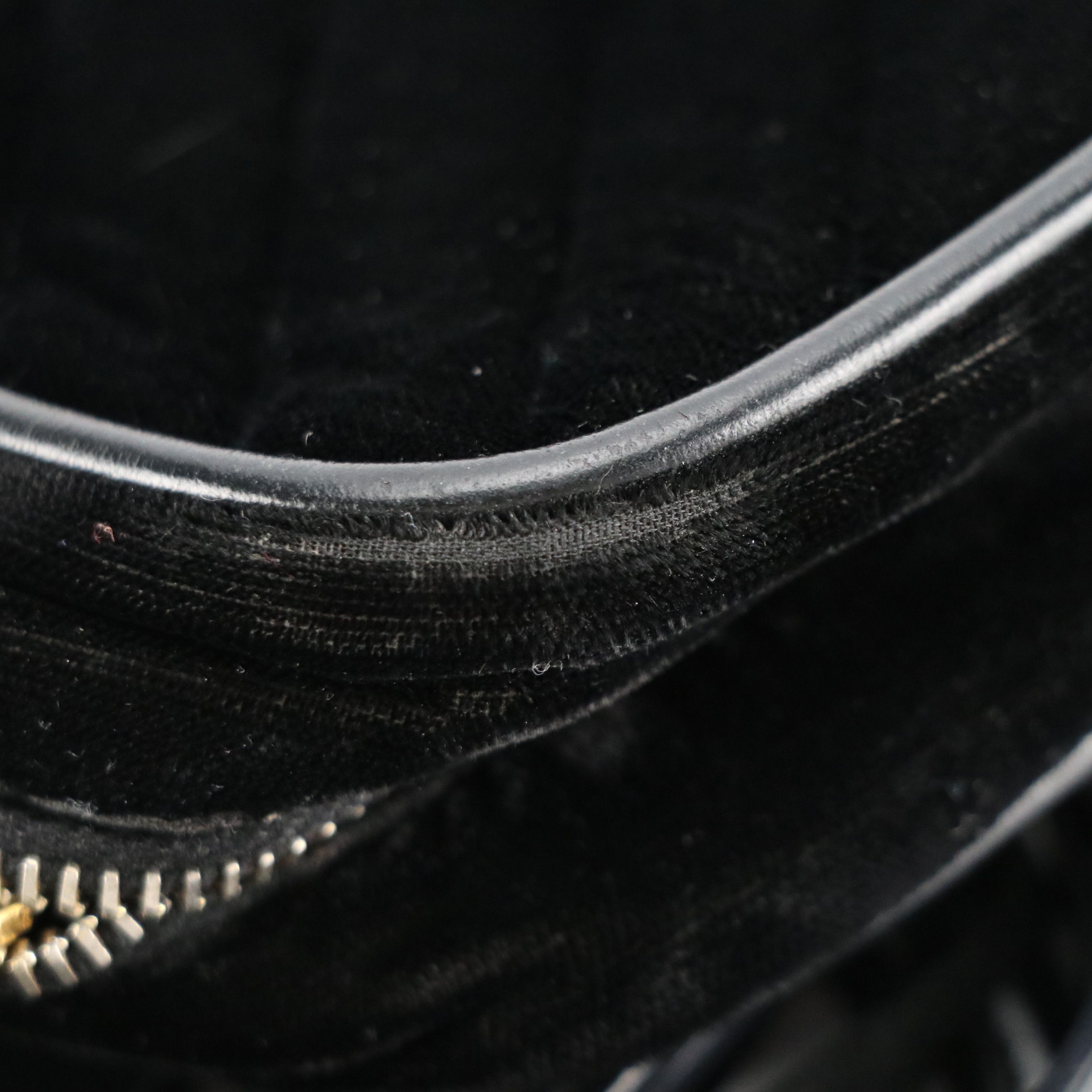 Saint Laurent YSL Lou Belt Bag in Black Matelasse Velvet and Leather