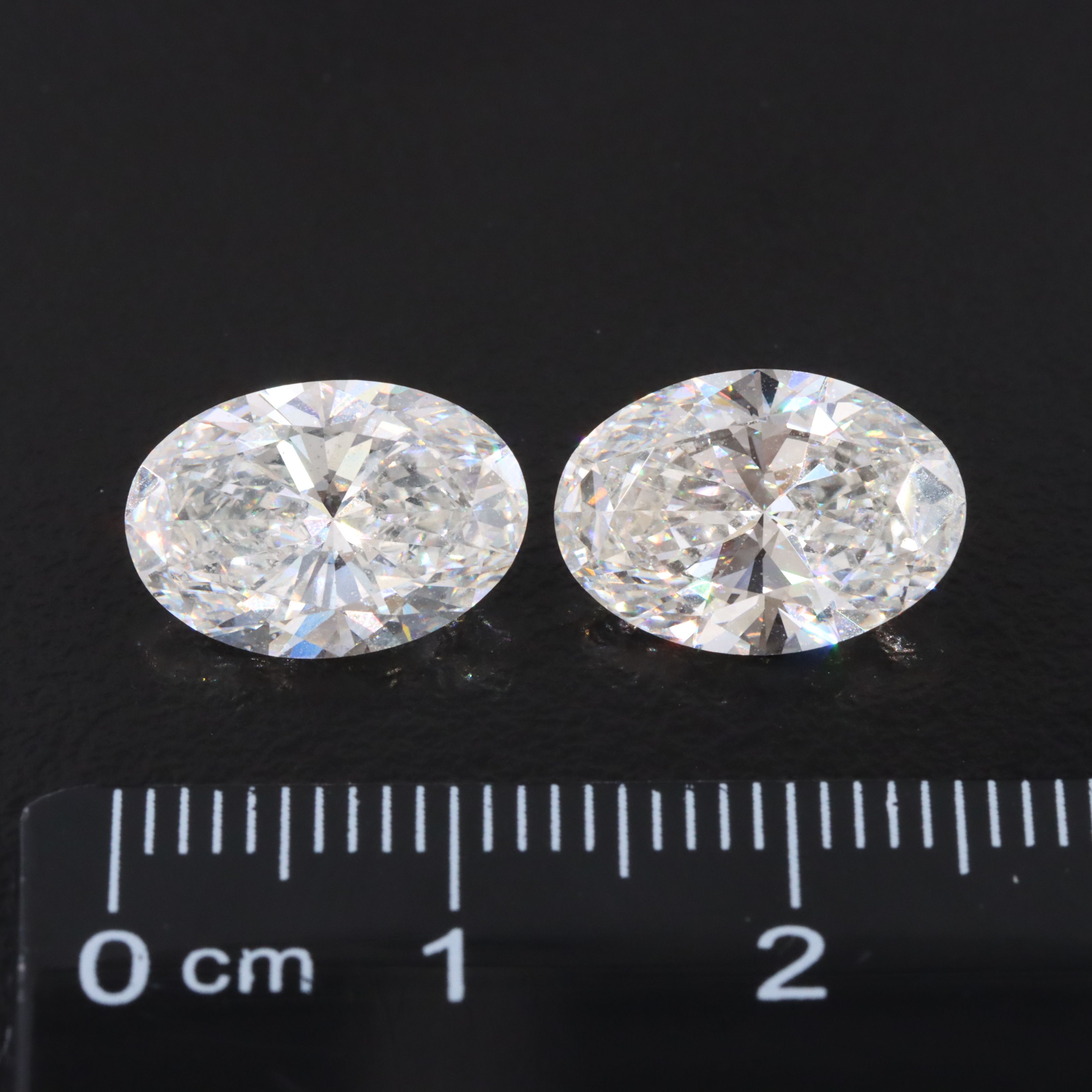 Loose 7.08 CTW Lab Grown Diamond Matched Pair
