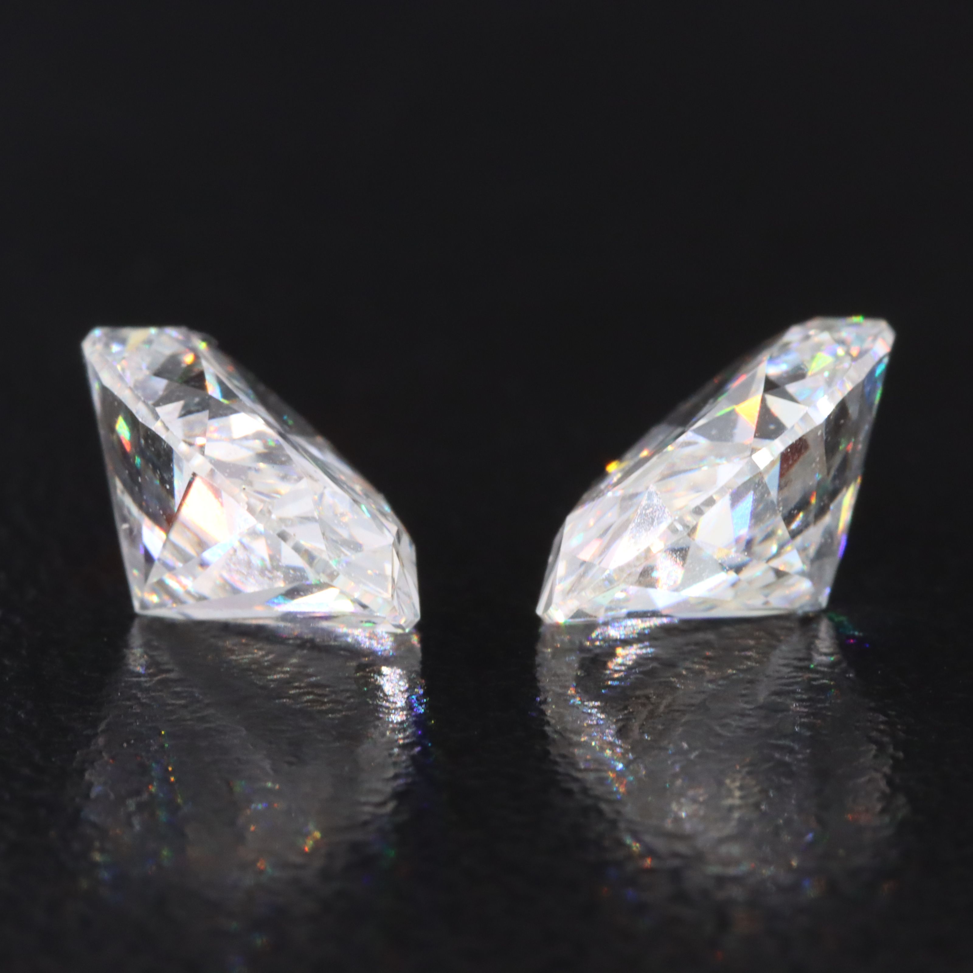 Loose 7.08 CTW Lab Grown Diamond Matched Pair
