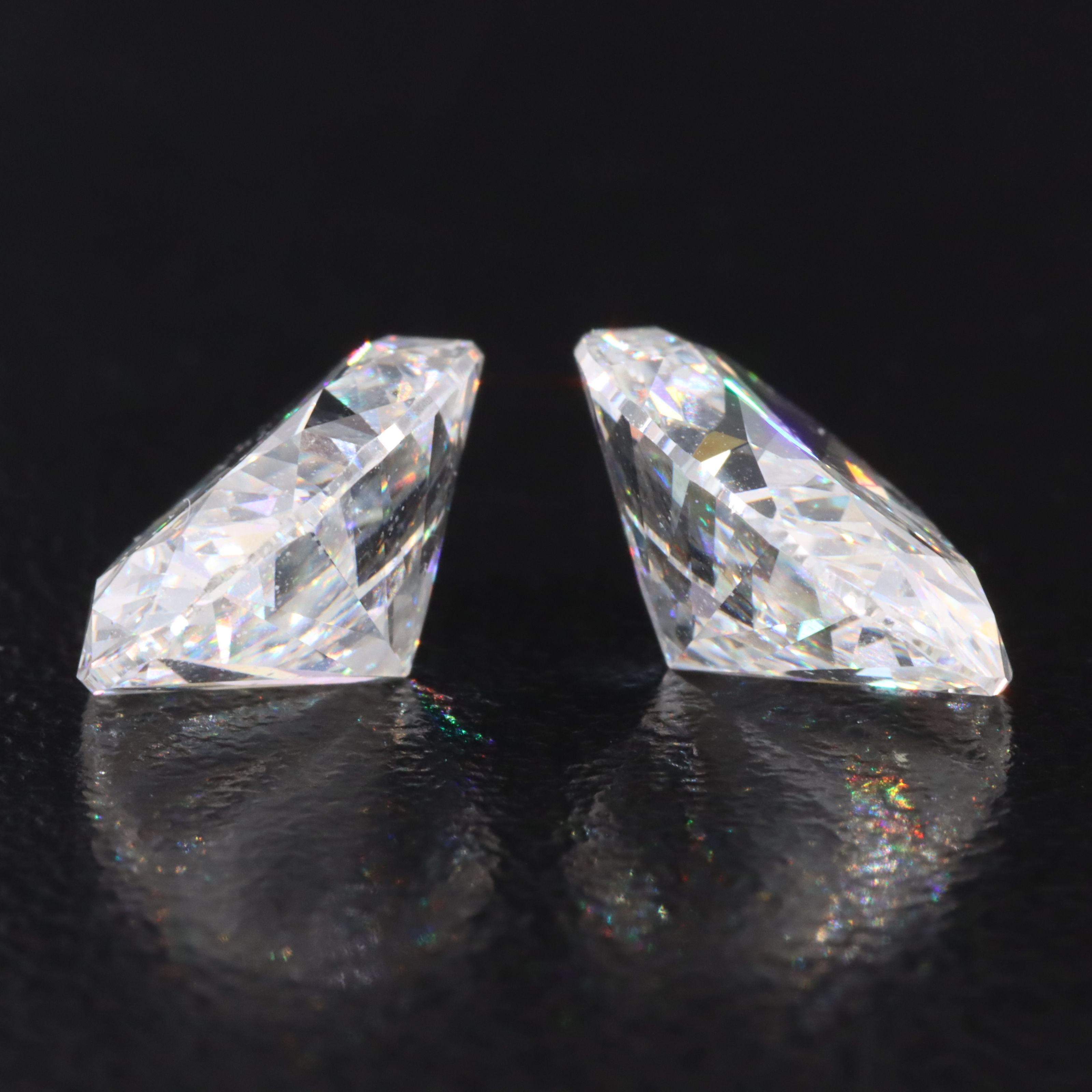 Loose 7.08 CTW Lab Grown Diamond Matched Pair