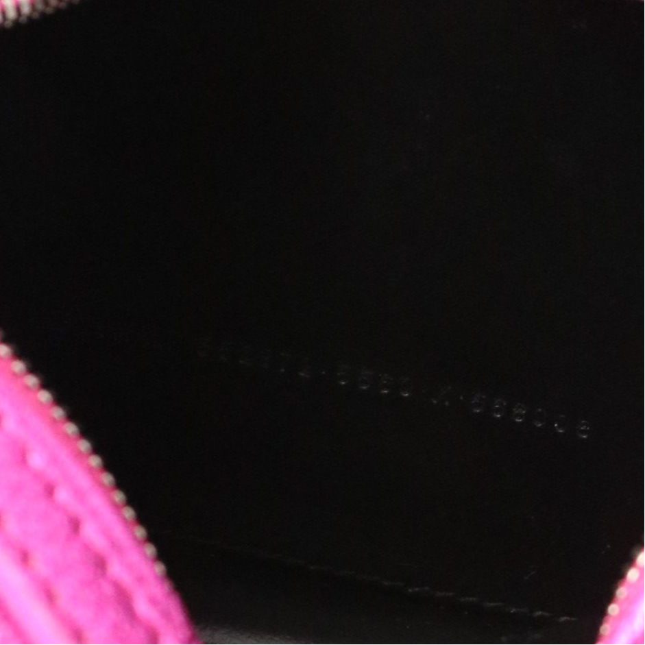 Balenciaga XS Everyday Crossbody Camera Bag in Metallic Pink Grained Leather