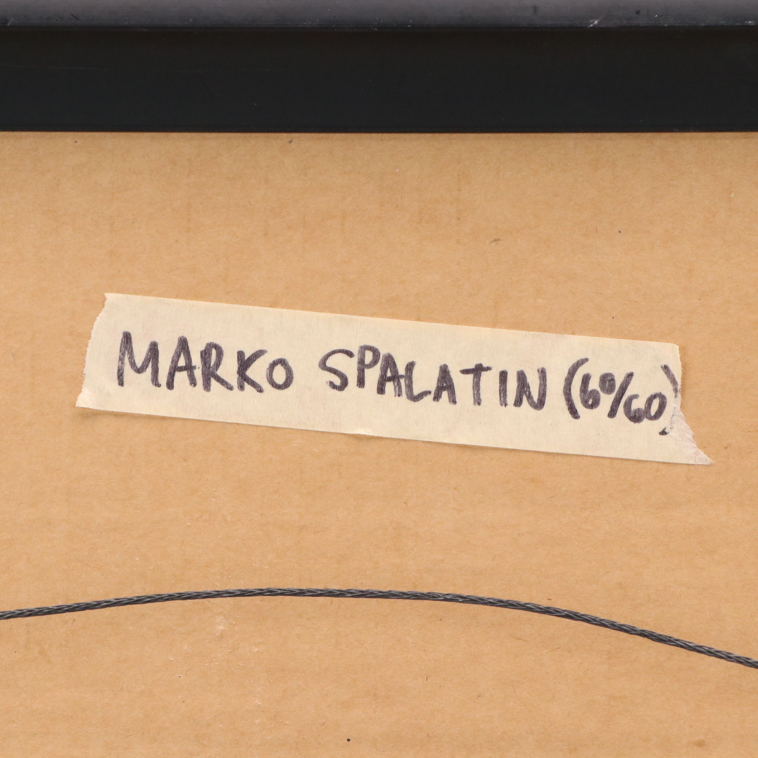 Marko Spalatin Screenprint "Cube Cluster IV," 1971