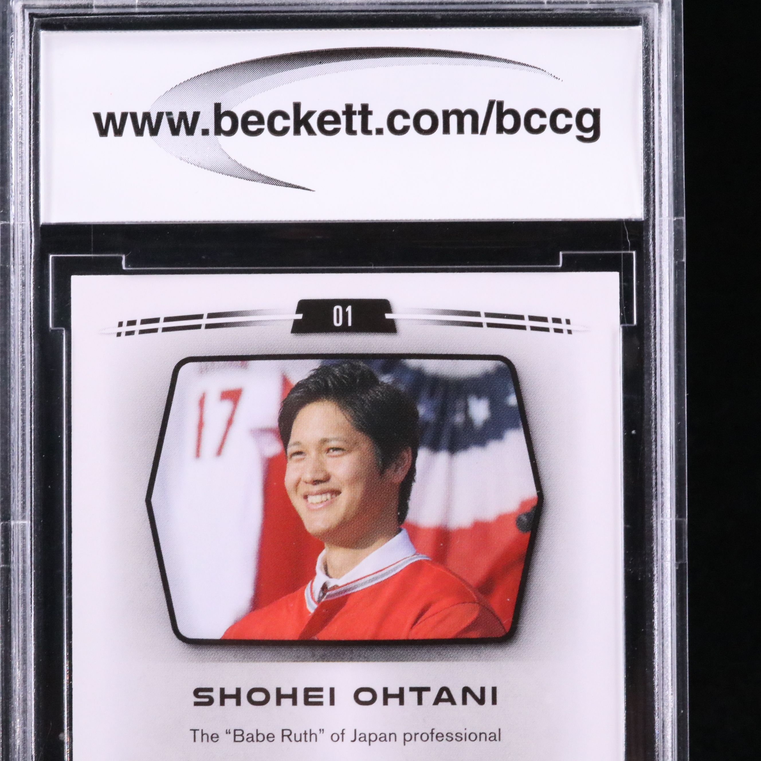 2018 Leaf Shohei Ohtani Rookie Year Baseball Card Graded BCCG 10