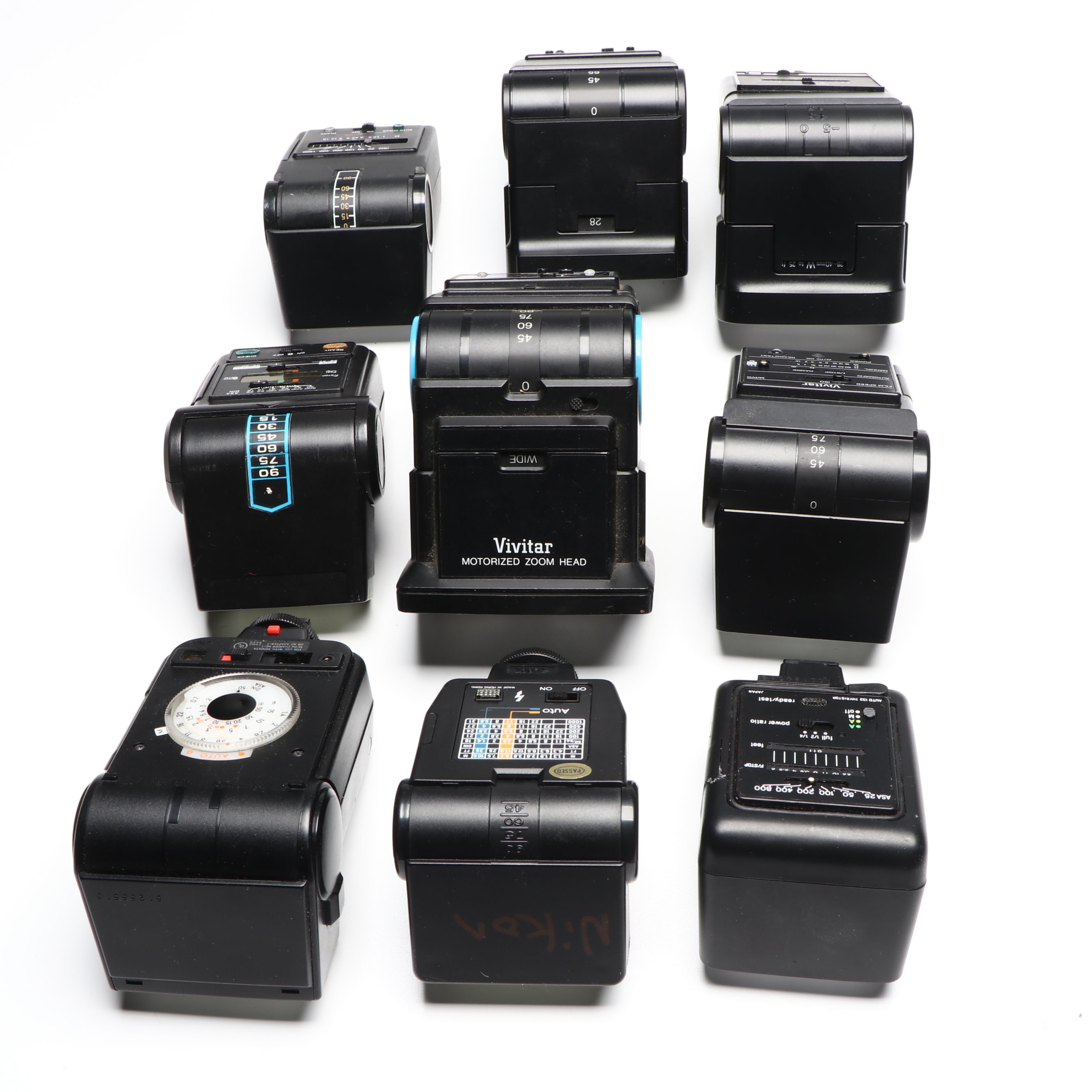 Vivitar, Minolta, Sunpak and More Auto Thyristor with Other Camera Flashes