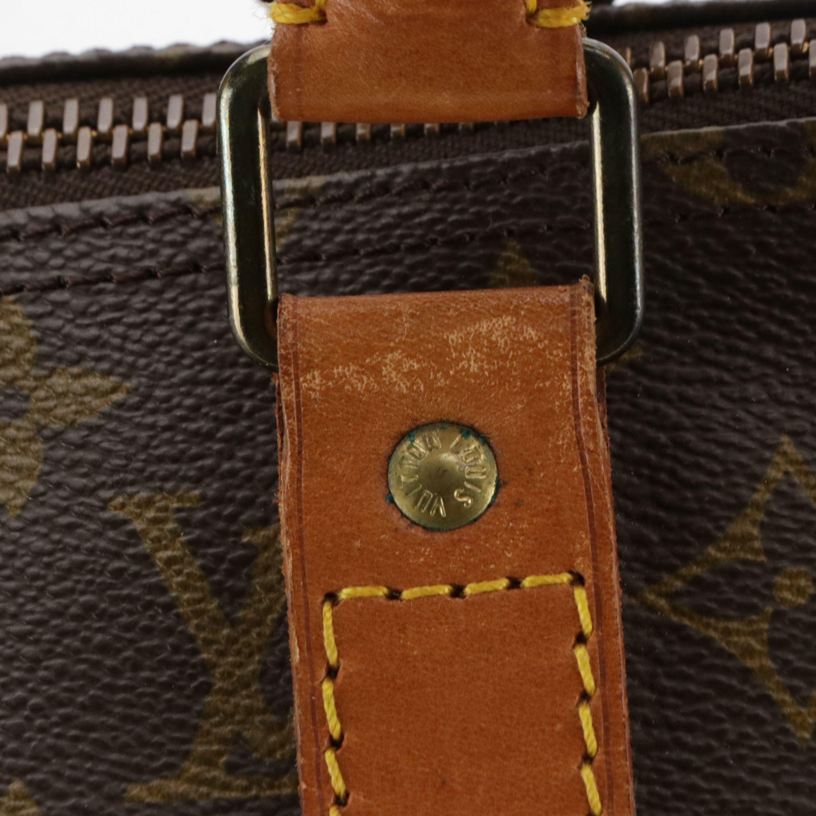 Louis Vuitton Vintage Keepall 55 Duffle Bag in Monogram Canvas and Leather