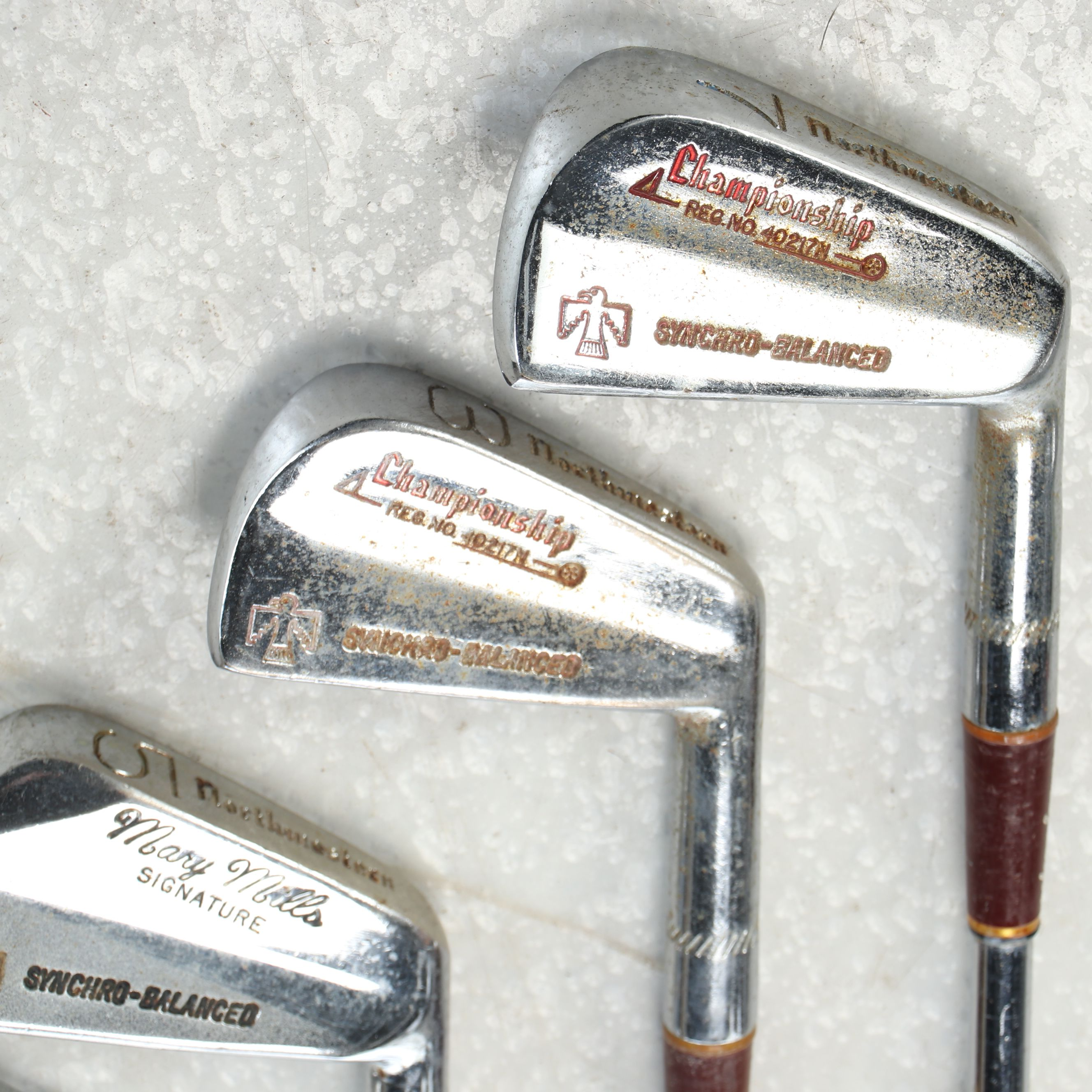 Northwestern "Dave Hill" with RAM "Accubar" and Other Golf Clubs