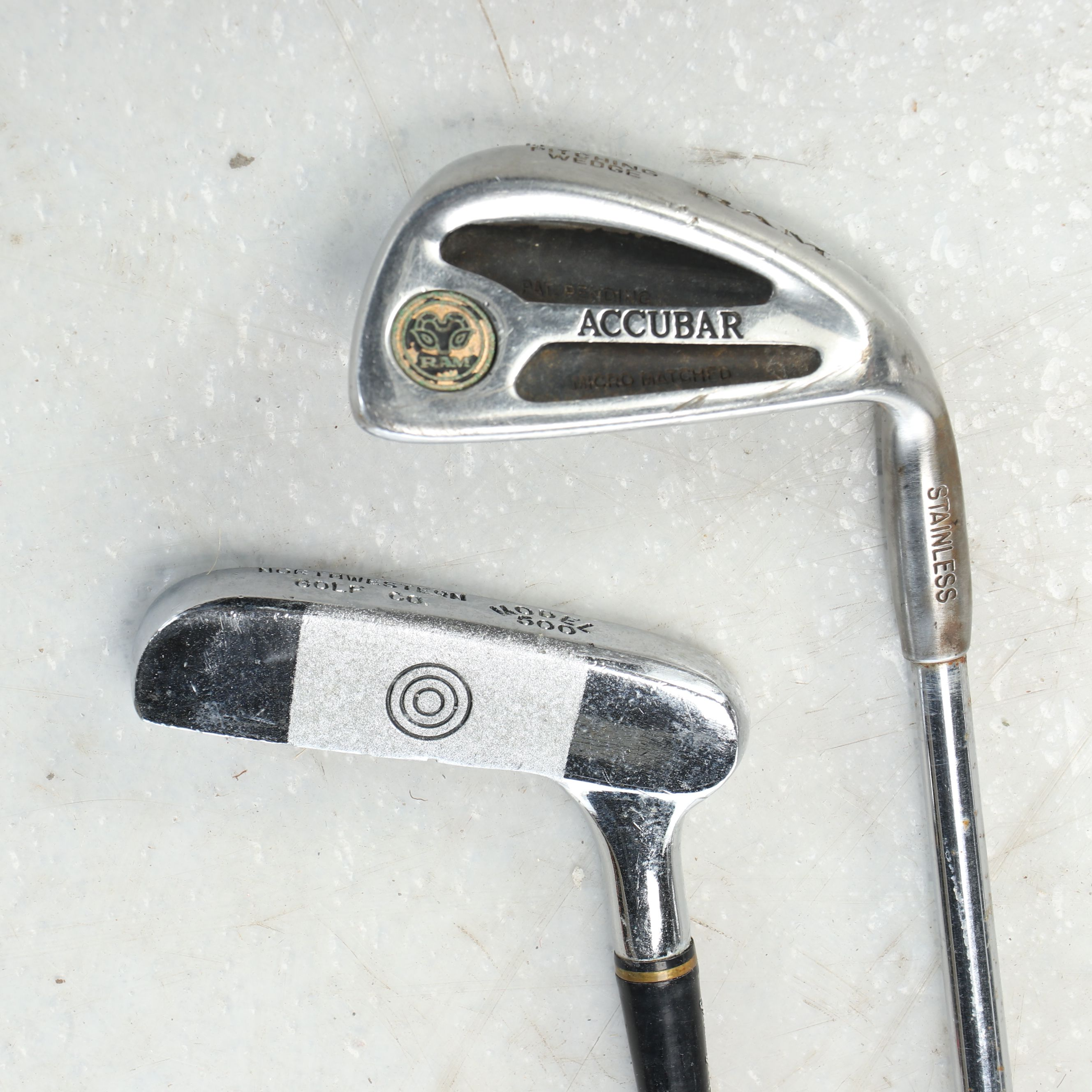 Northwestern "Dave Hill" with RAM "Accubar" and Other Golf Clubs