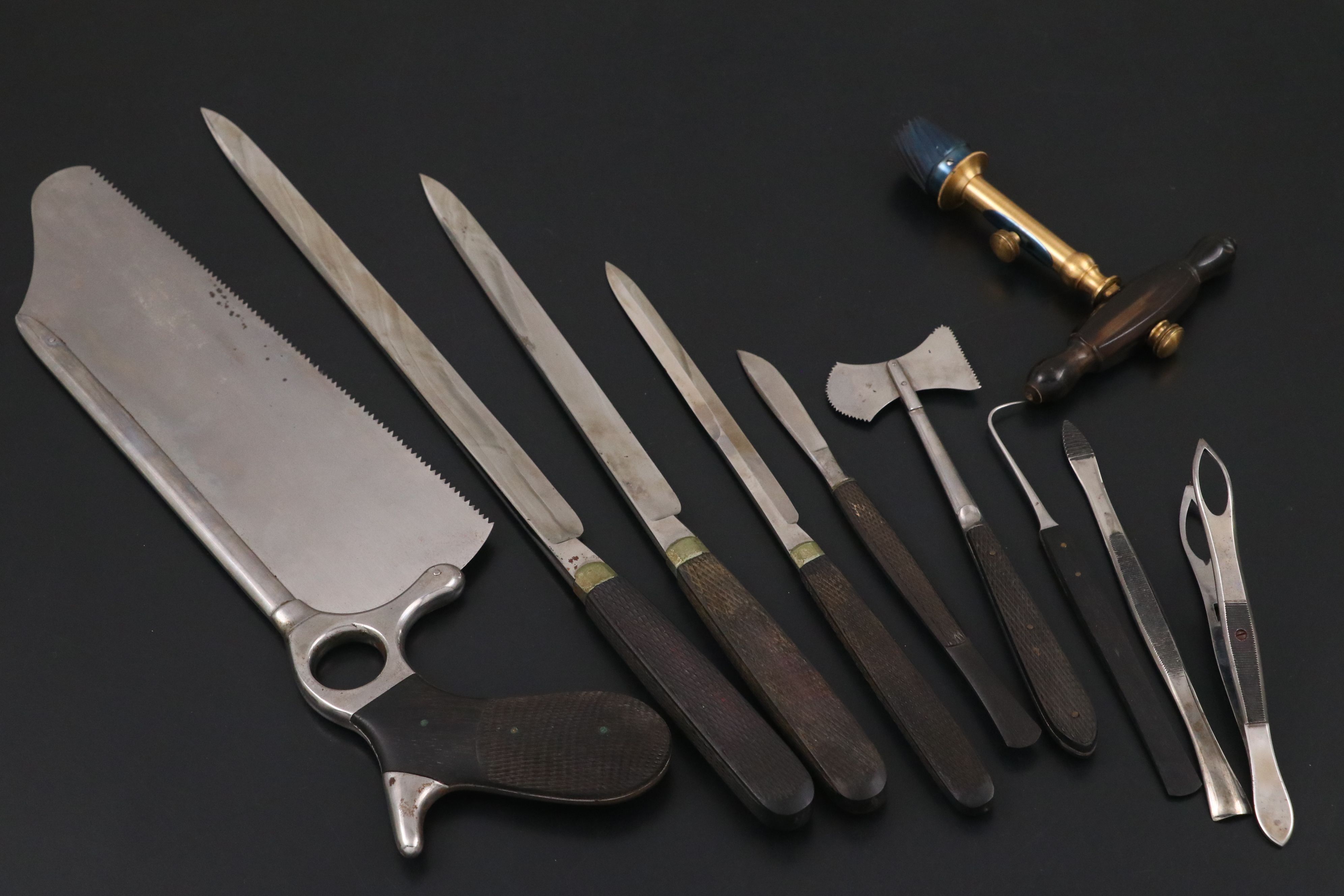 Antique Tiemann & Co Civil War Field Amputation Kit with Rosewood Case