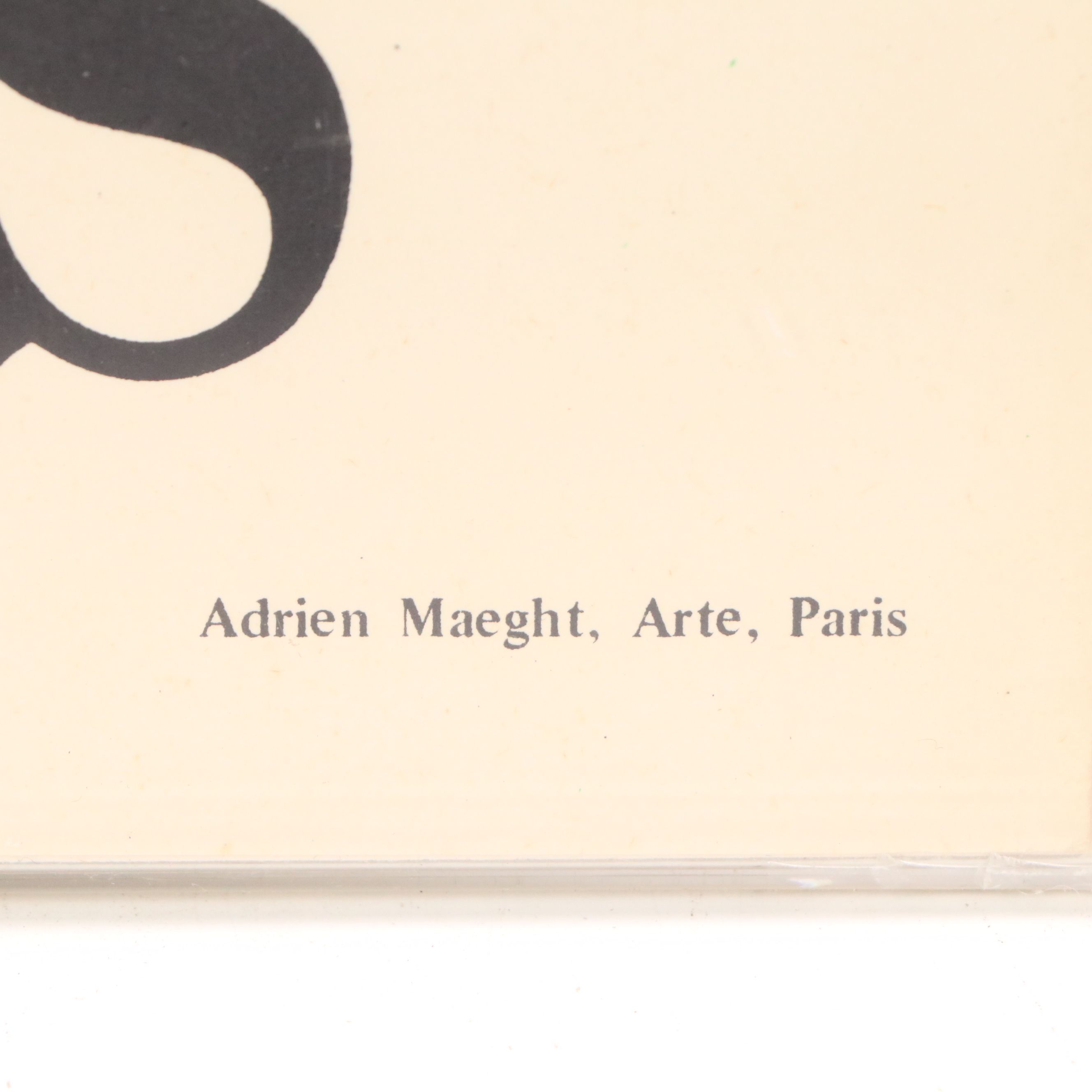 Joan Miró and Josep Llorens Artigas Ceramics Exhibition Lithograph Poster, 1971