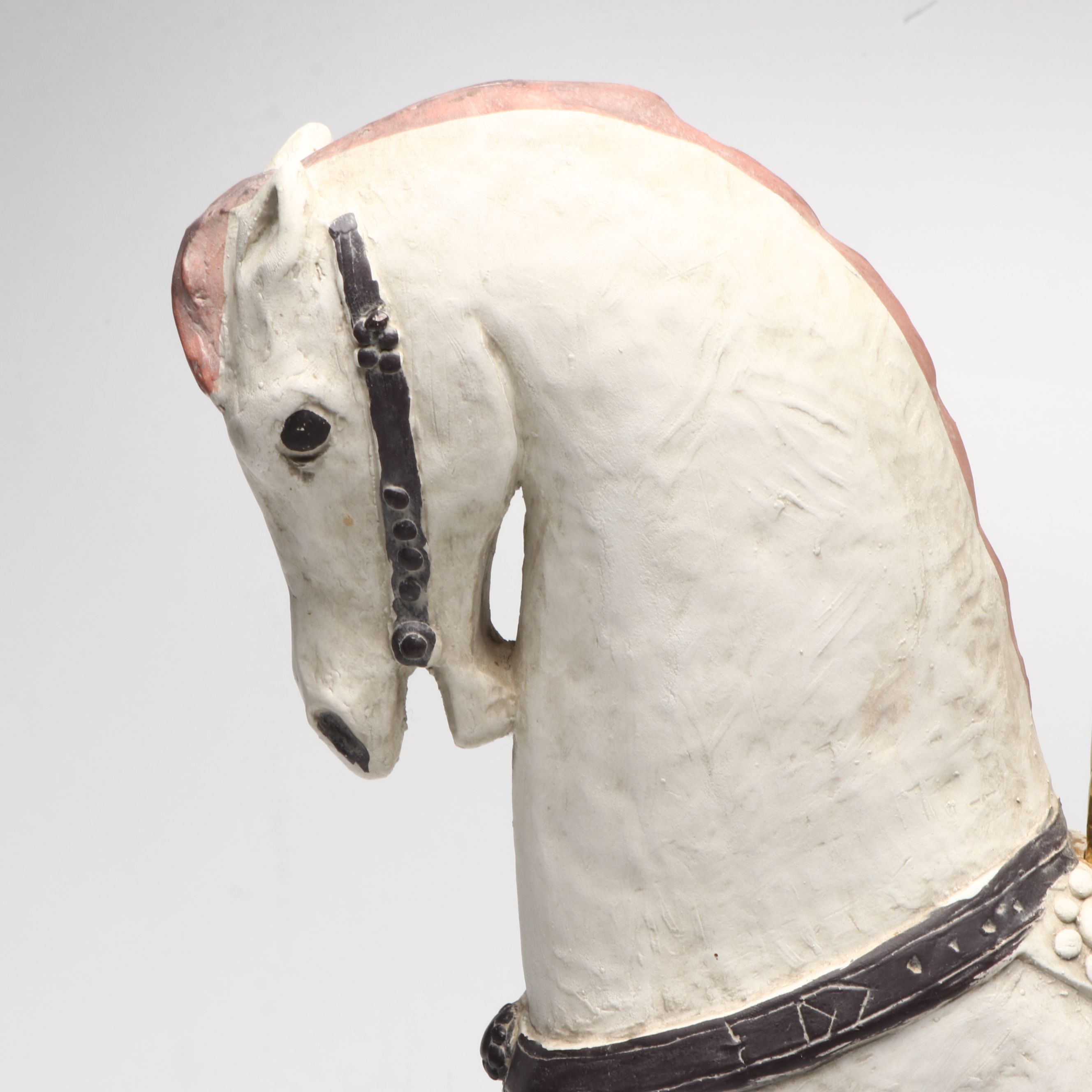 Austin Productions "Carousel Horse" Plaster Figure, 1981