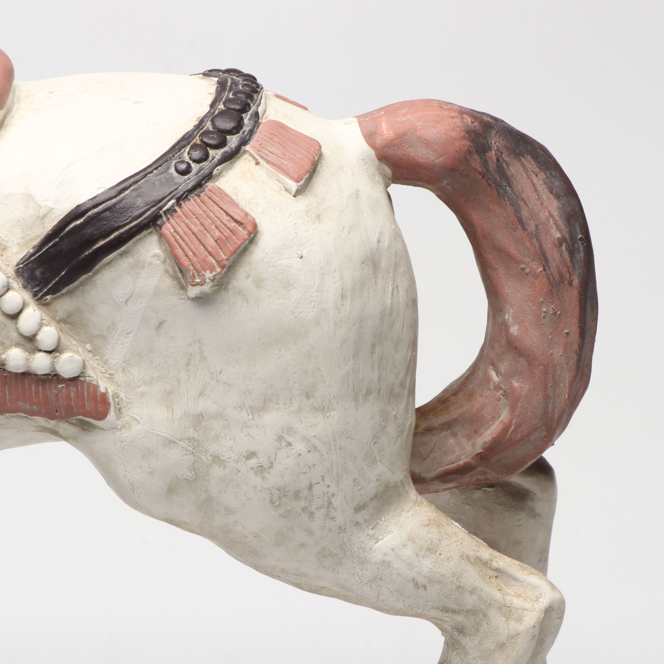 Austin Productions "Carousel Horse" Plaster Figure, 1981